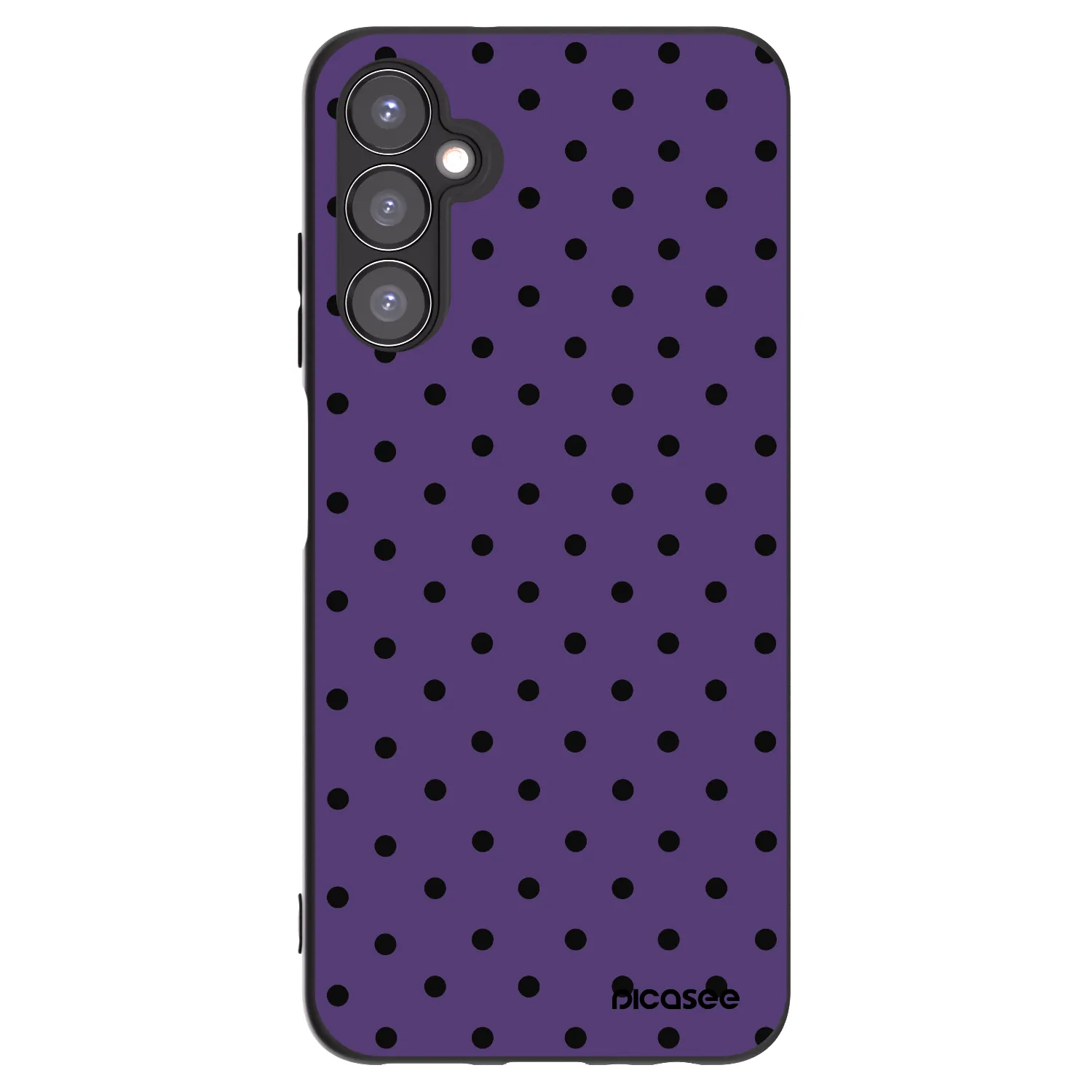 Picasee fekete szilikon tok az alábbi mobiltelefonokra Samsung Galaxy A05s A057G - Flickers 2