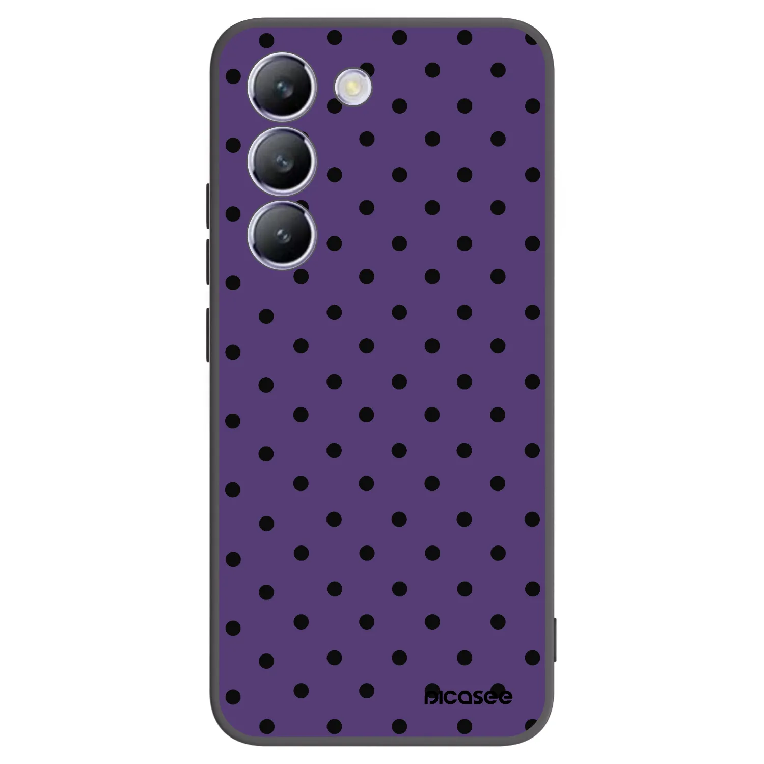 Picasee fekete szilikon tok az alábbi mobiltelefonokra Vivo V40 SE 5G - Flickers 2