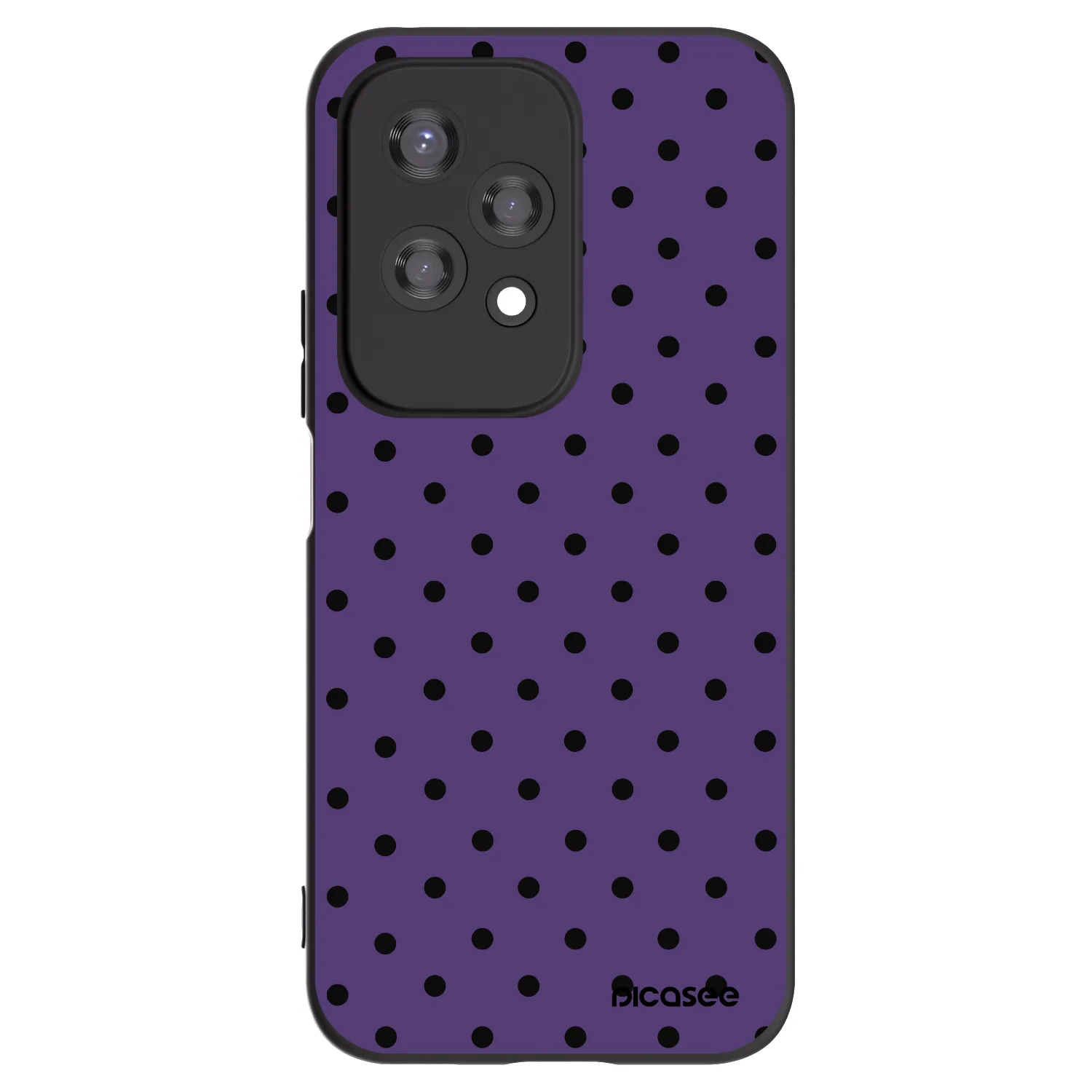 Picasee fekete szilikon tok az alábbi mobiltelefonokra Honor 200 Lite - Flickers 2