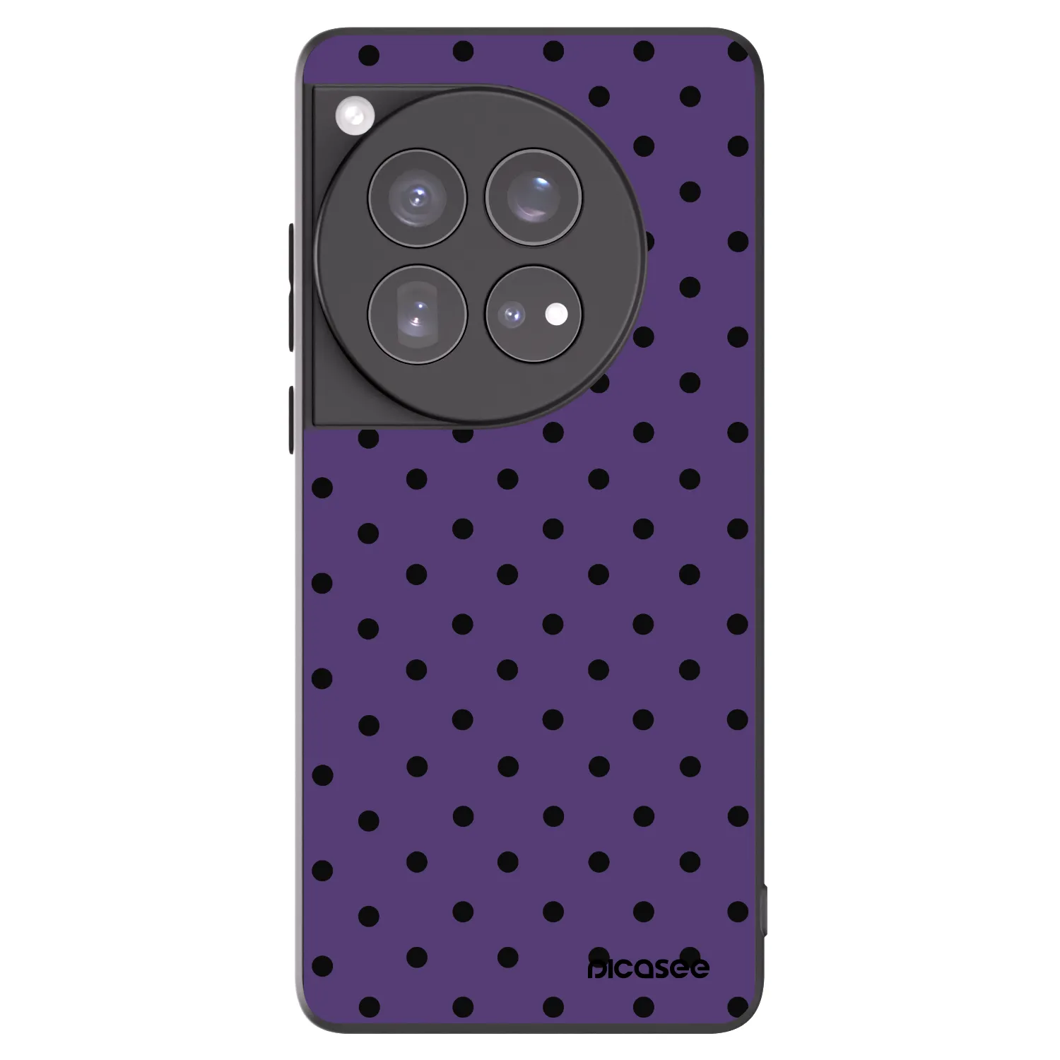 Picasee fekete szilikon tok az alábbi mobiltelefonokra OnePlus 12 5G - Flickers 2