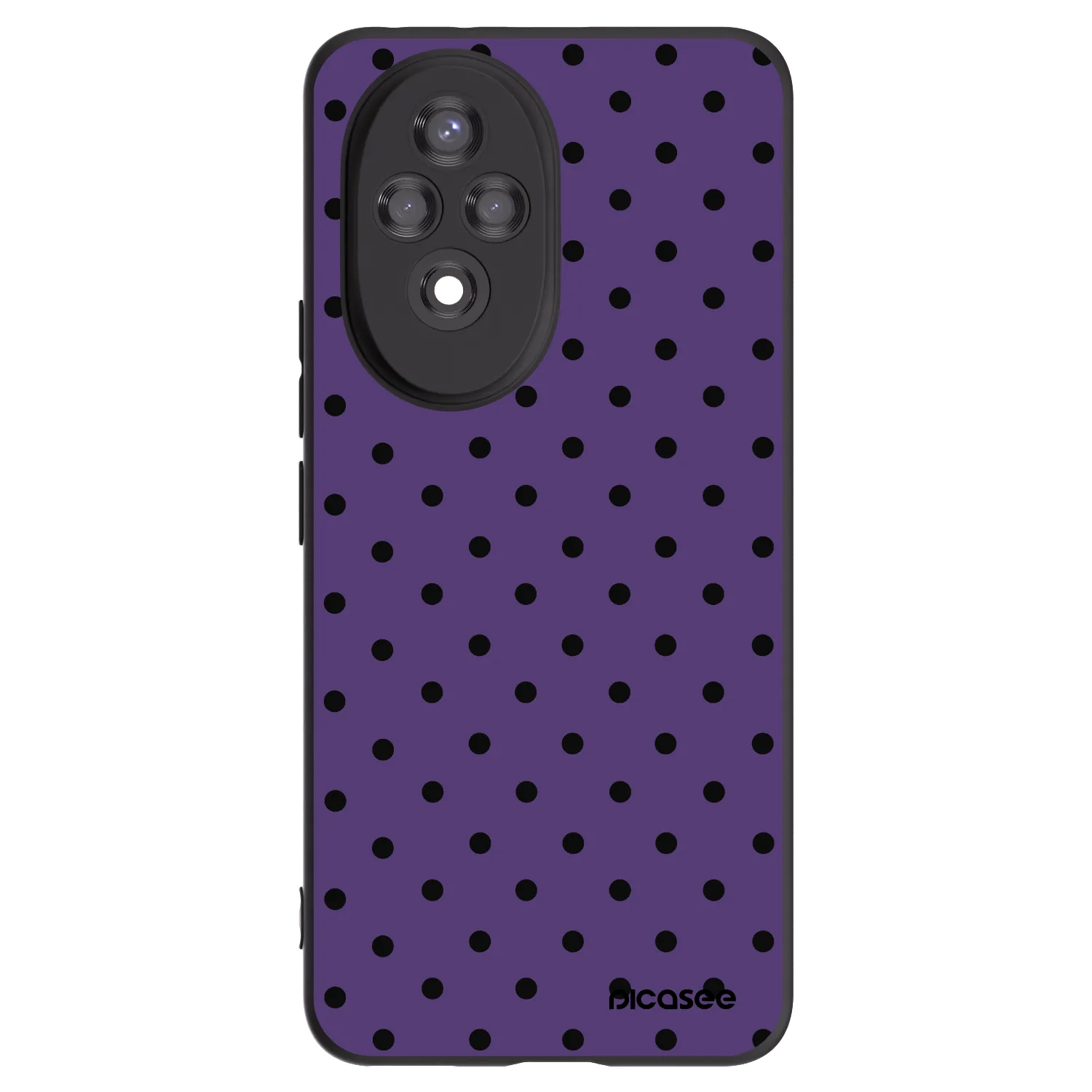 Picasee fekete szilikon tok az alábbi mobiltelefonokra Honor 200 Pro 5G - Flickers 2