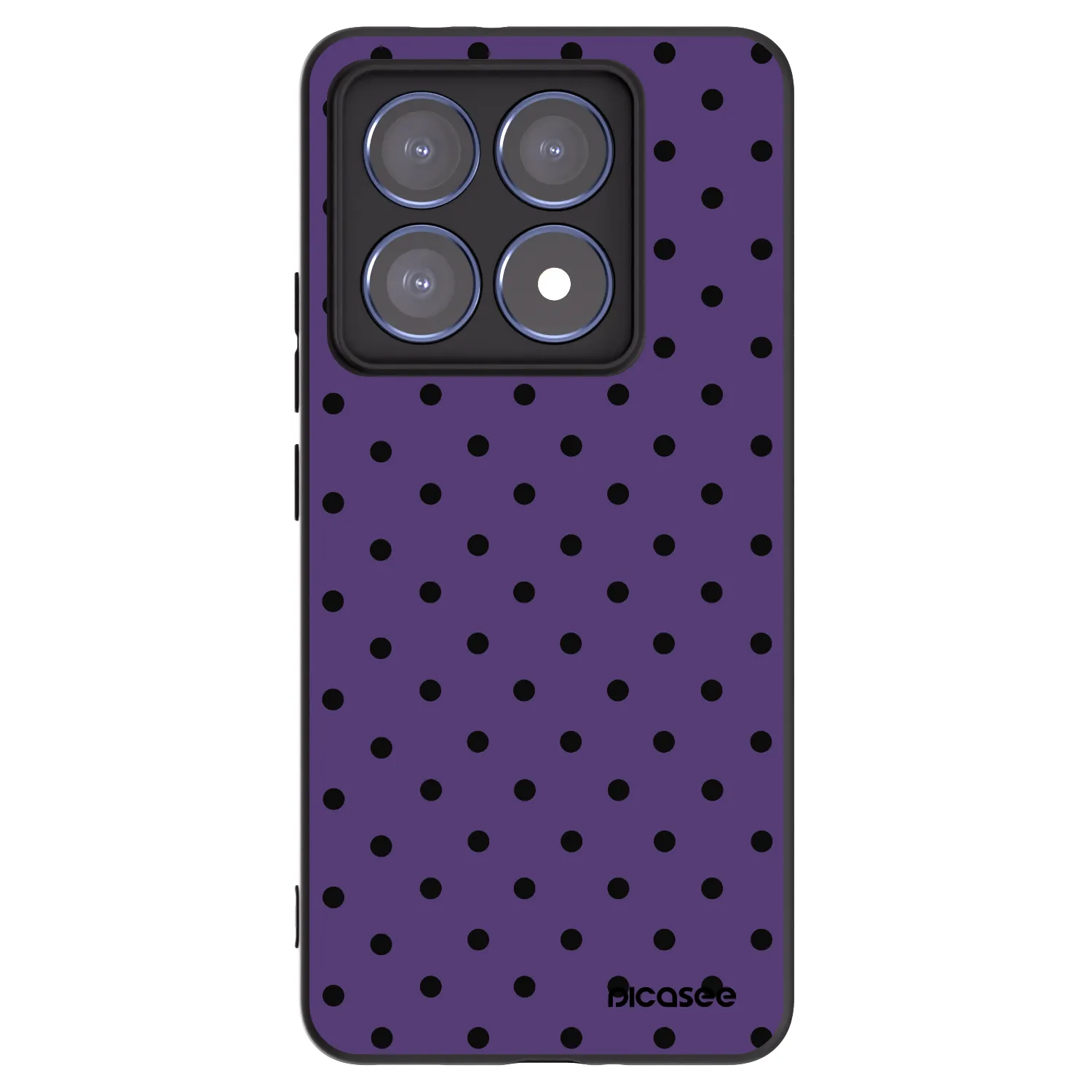 Picasee fekete szilikon tok az alábbi mobiltelefonokra Xiaomi 14T Pro - Flickers 2