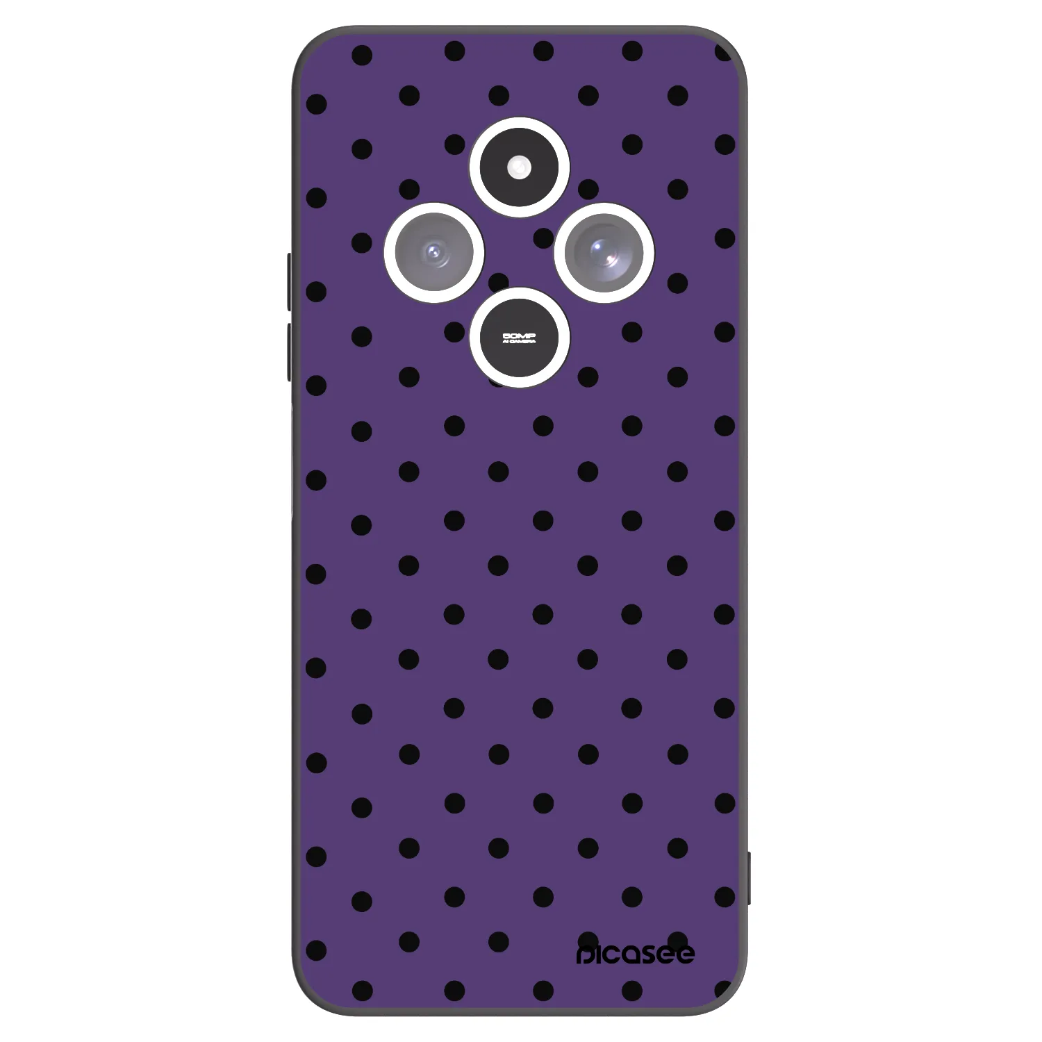 Picasee fekete szilikon tok az alábbi mobiltelefonokra Xiaomi Redmi 14C - Flickers 2