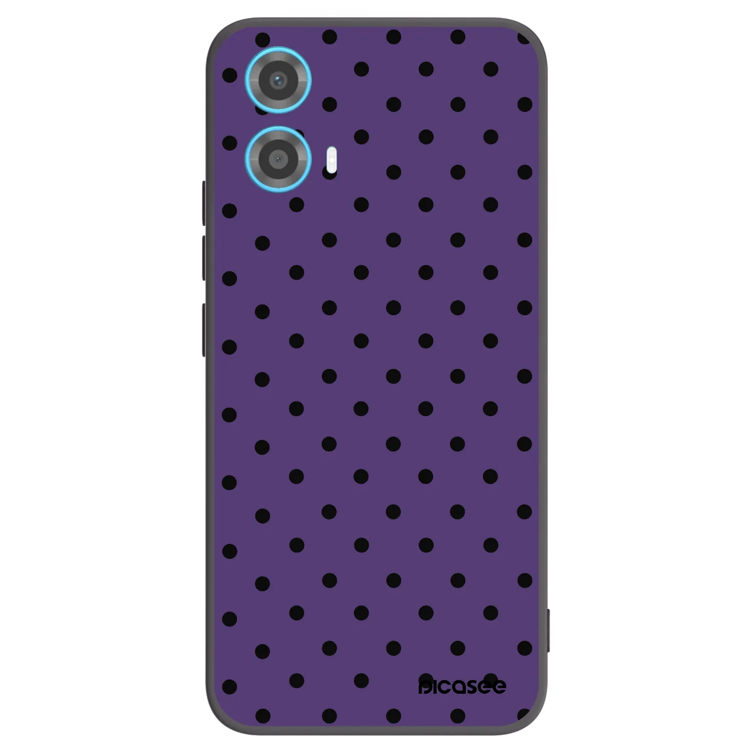 Picasee fekete szilikon tok az alábbi mobiltelefonokra Motorola Moto G34 5G - Flickers 2