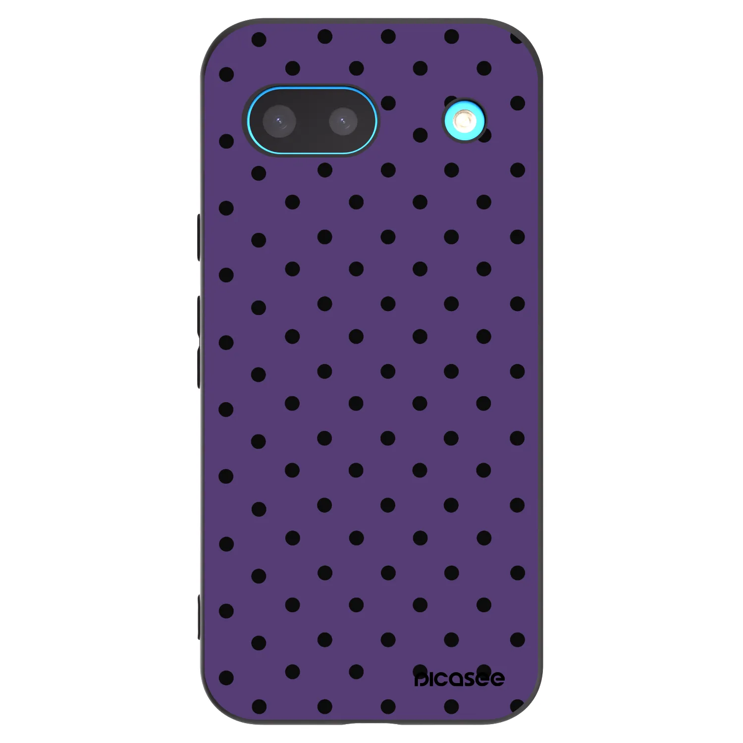 Picasee fekete szilikon tok az alábbi mobiltelefonokra Google Pixel 8a - Flickers 2