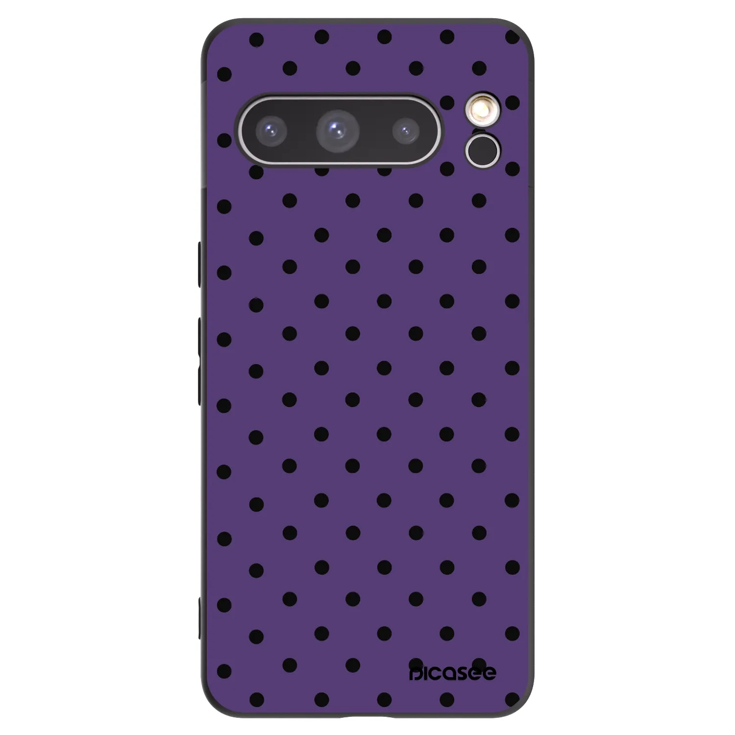 Picasee fekete szilikon tok az alábbi mobiltelefonokra Google Pixel 8 Pro - Flickers 2