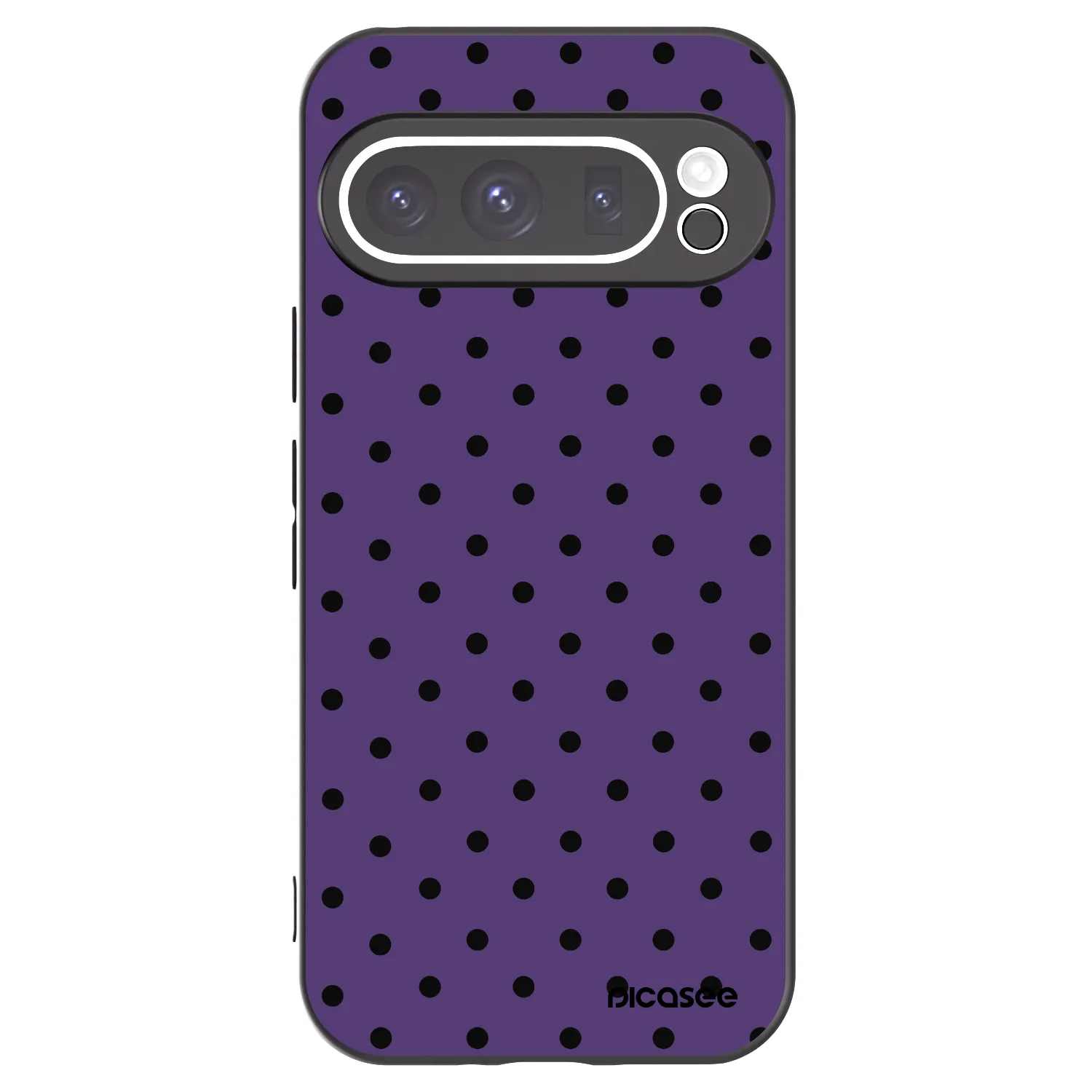 Picasee fekete szilikon tok az alábbi mobiltelefonokra Google Pixel 9 Pro - Flickers 2