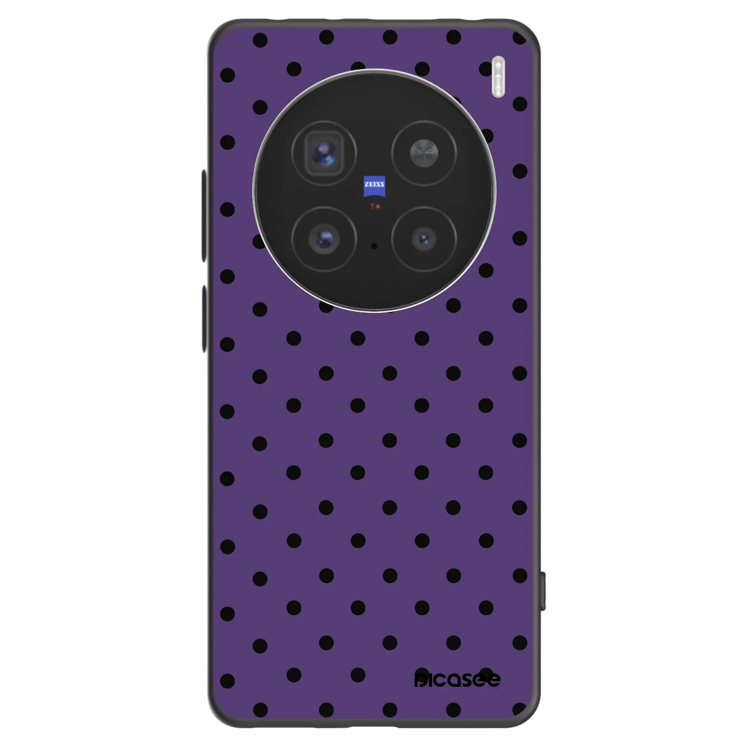 Picasee fekete szilikon tok az alábbi mobiltelefonokra Vivo X200 Pro - Flickers 2