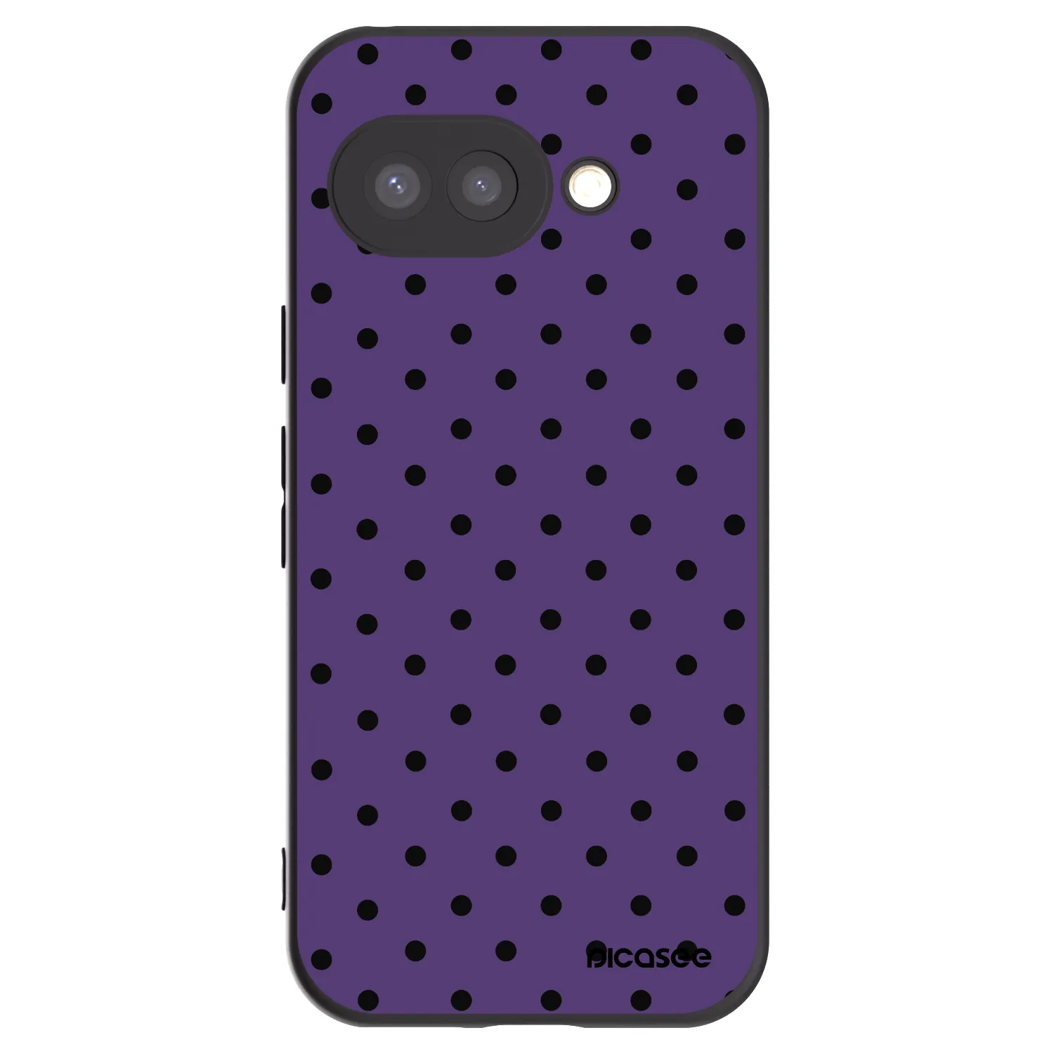 Picasee fekete szilikon tok az alábbi mobiltelefonokra Google Pixel 9a - Flickers 2