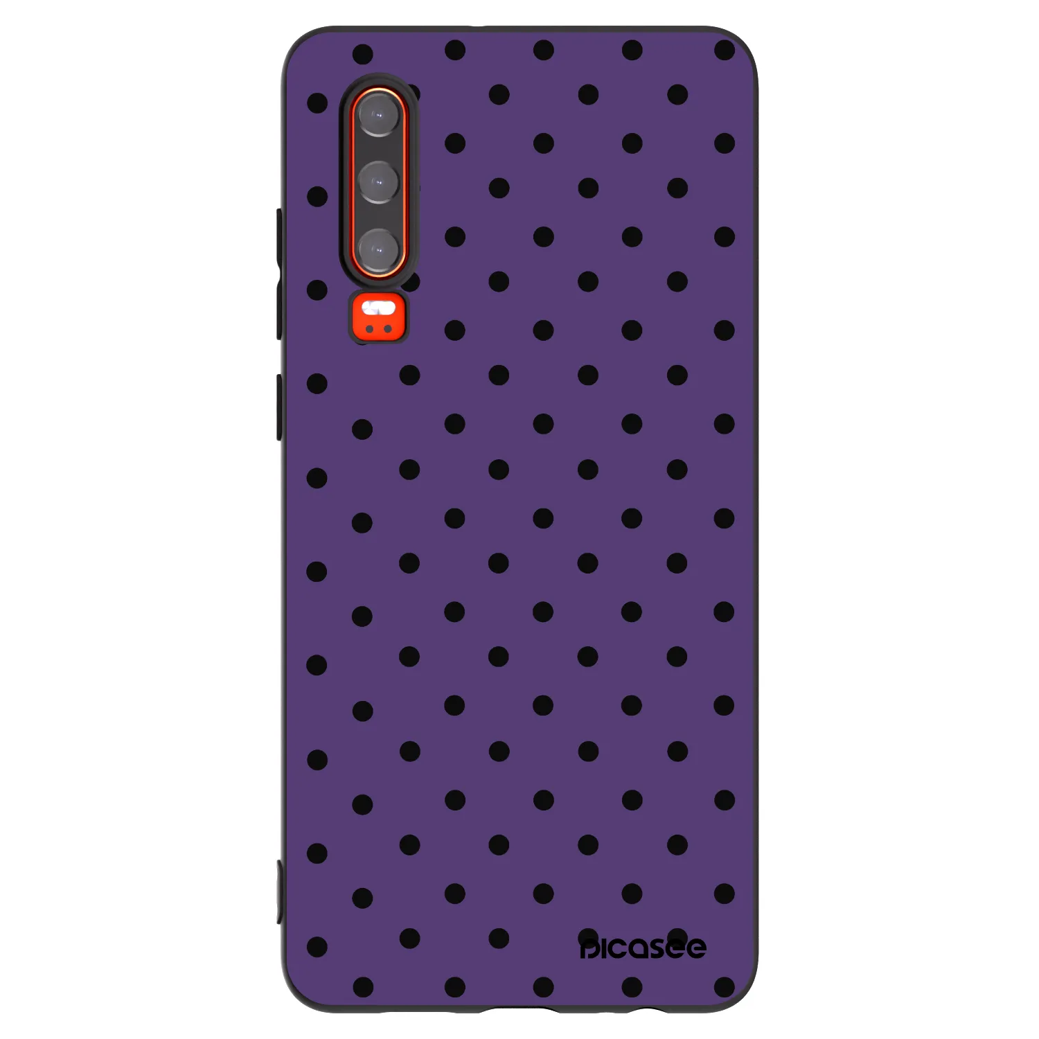 Picasee fekete szilikon tok az alábbi mobiltelefonokra Huawei P30 - Flickers 2