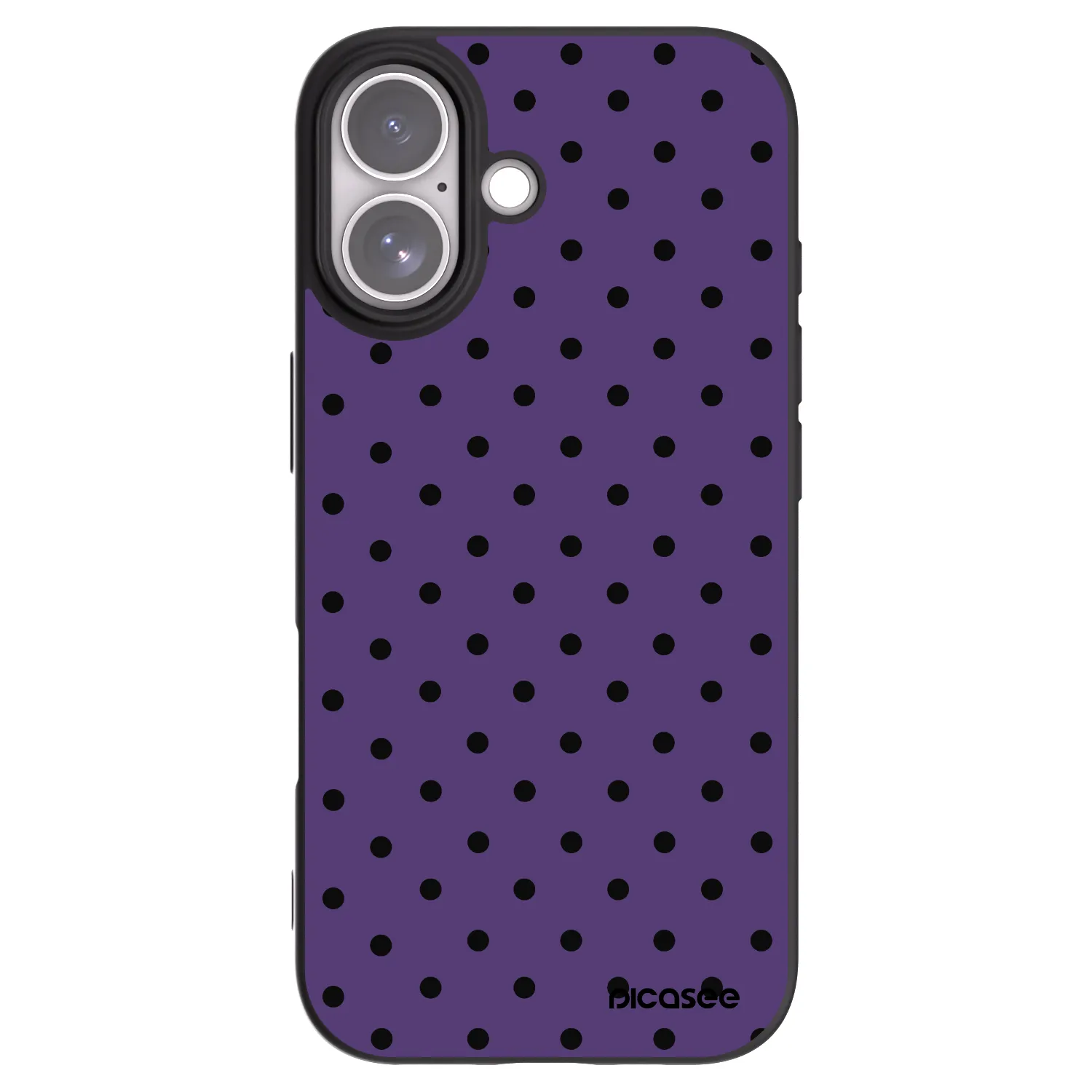 Picasee fekete szilikon tok az alábbi mobiltelefonokra Apple iPhone 17 - Flickers 2