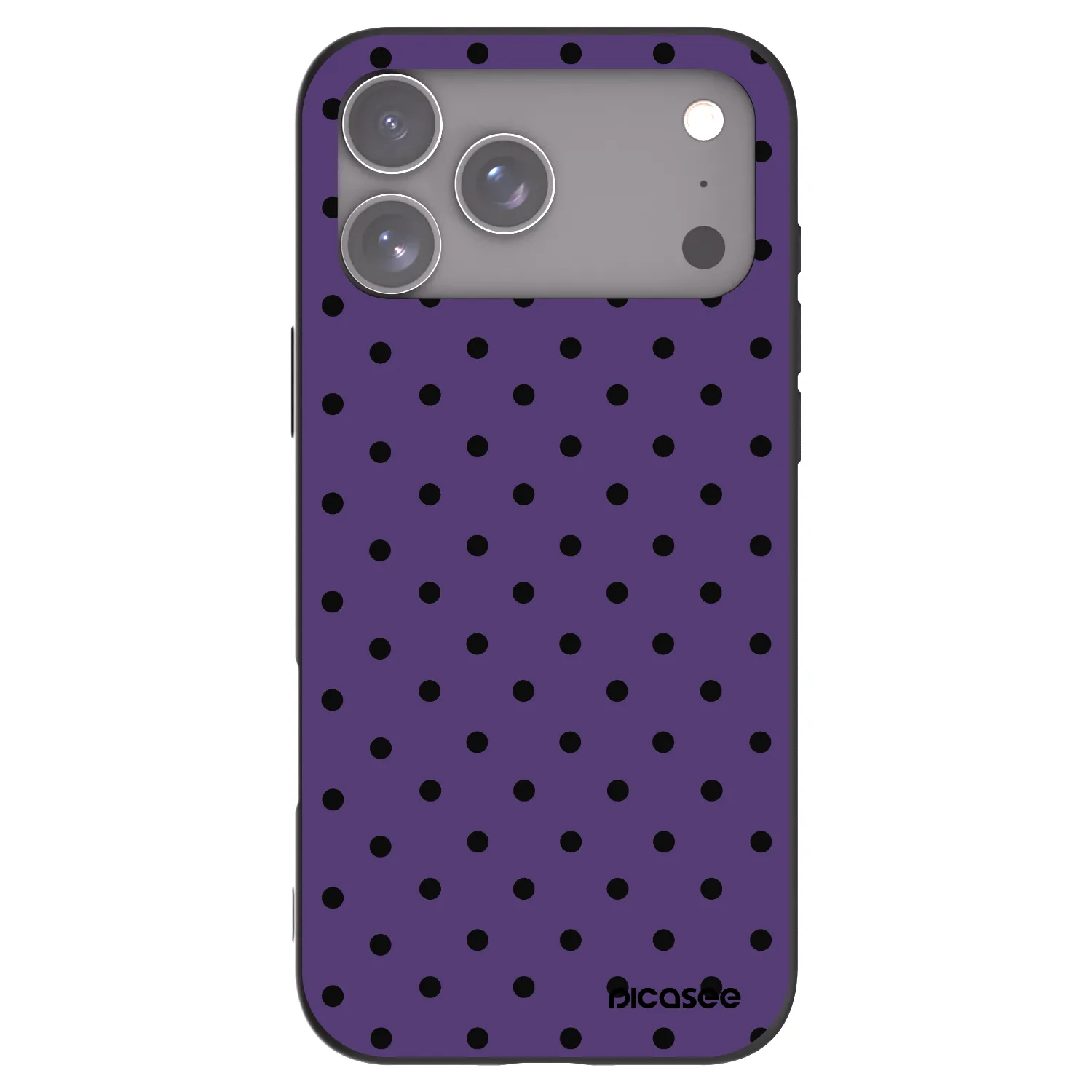 Picasee fekete szilikon tok az alábbi mobiltelefonokra Apple iPhone 17 Pro Max - Flickers 2