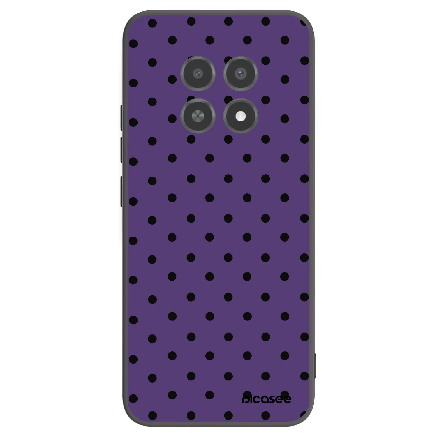 Picasee fekete szilikon tok az alábbi mobiltelefonokra Realme 12X - Flickers 2