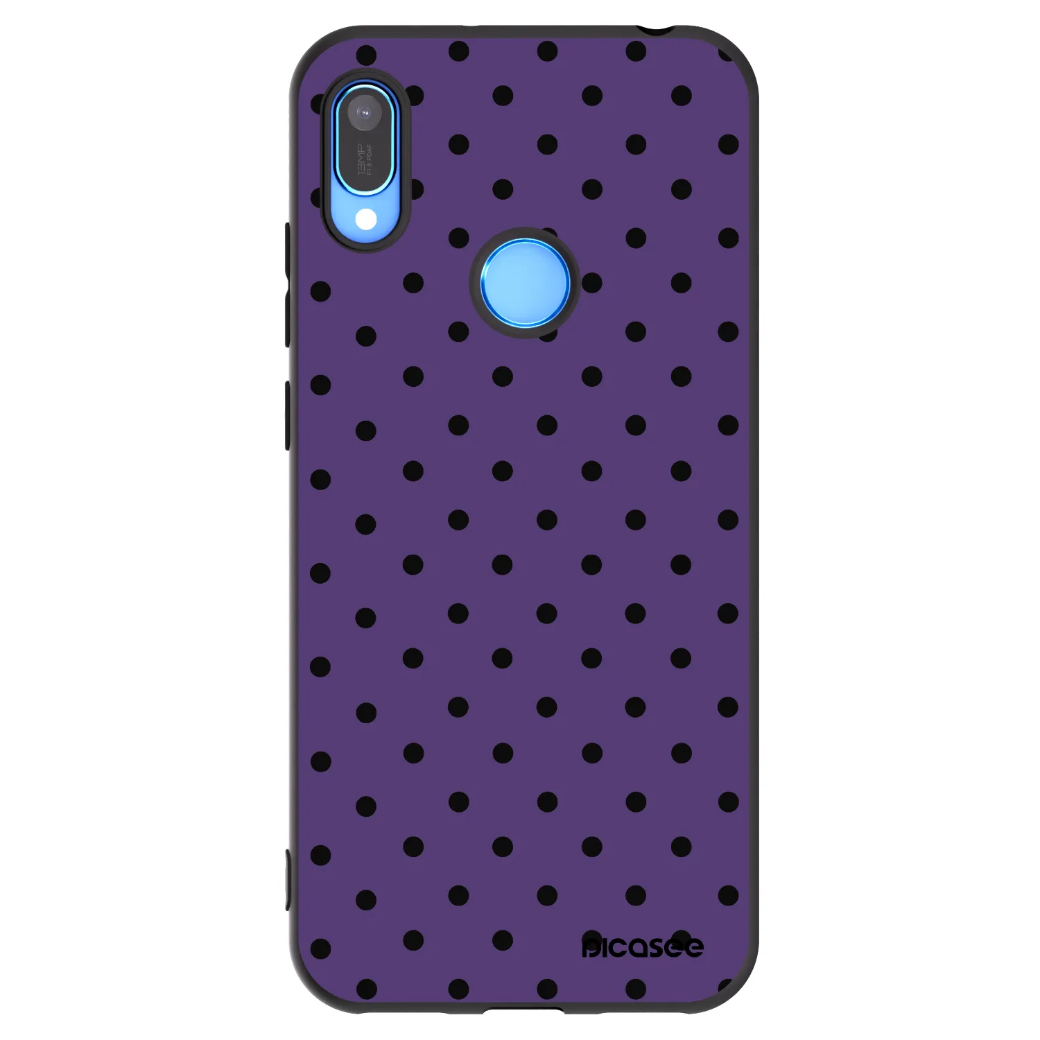 Picasee fekete szilikon tok az alábbi mobiltelefonokra Huawei Y6 2019 - Flickers 2