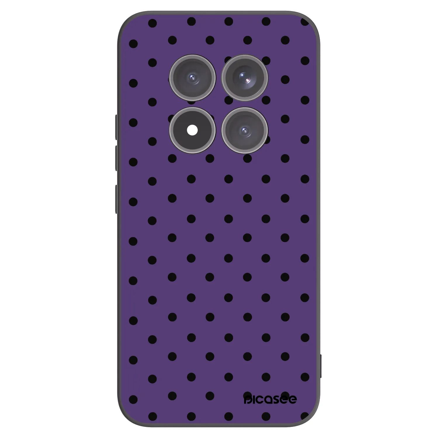 Picasee fekete szilikon tok az alábbi mobiltelefonokra Xiaomi Redmi Note 15 Pro+ - Flickers 2