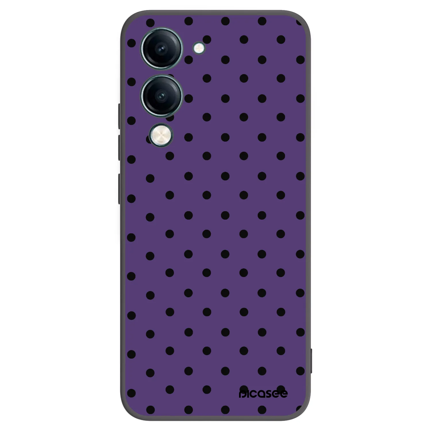 Picasee fekete szilikon tok az alábbi mobiltelefonokra Vivo Y29s 5G - Flickers 2