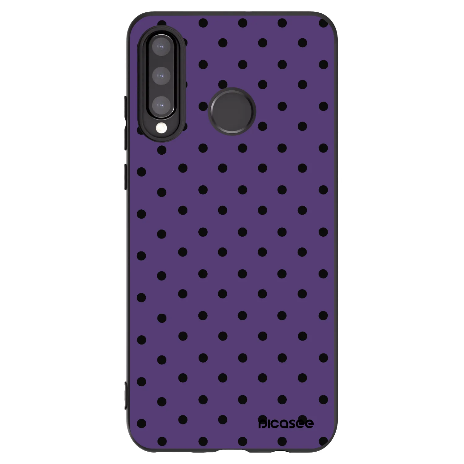 Picasee fekete szilikon tok az alábbi mobiltelefonokra Huawei P30 Lite - Flickers 2