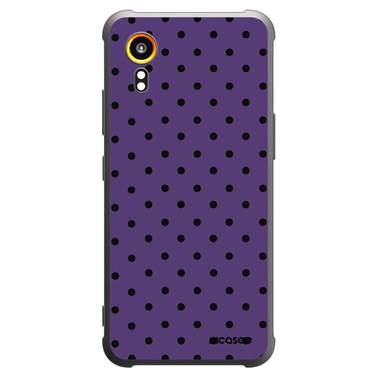 Picasee fekete szilikon tok az alábbi mobiltelefonokra Samsung Galaxy XCover 7 - Flickers 2