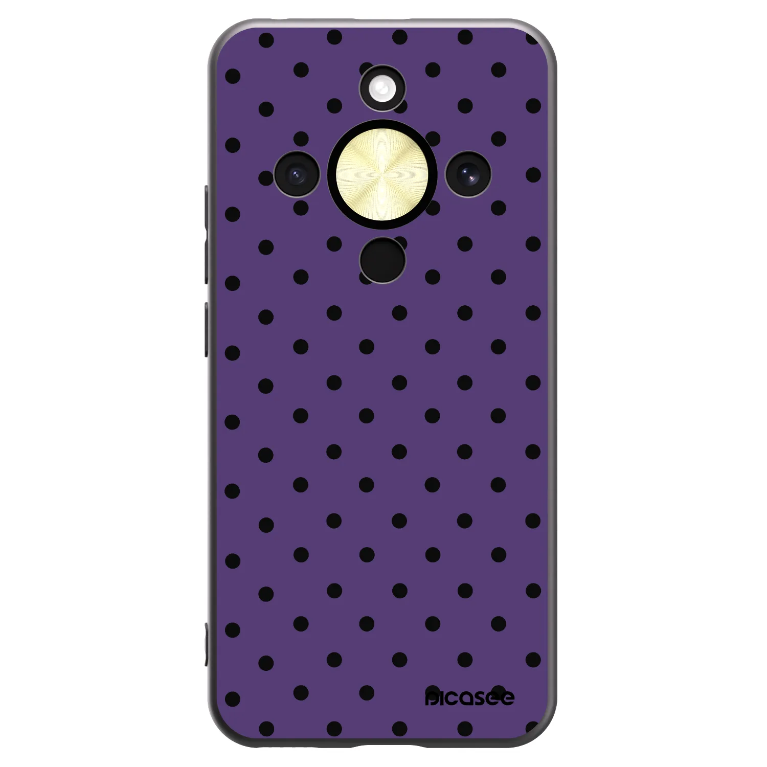 Picasee fekete szilikon tok az alábbi mobiltelefonokra Honor Magic8 Lite 5G - Flickers 2