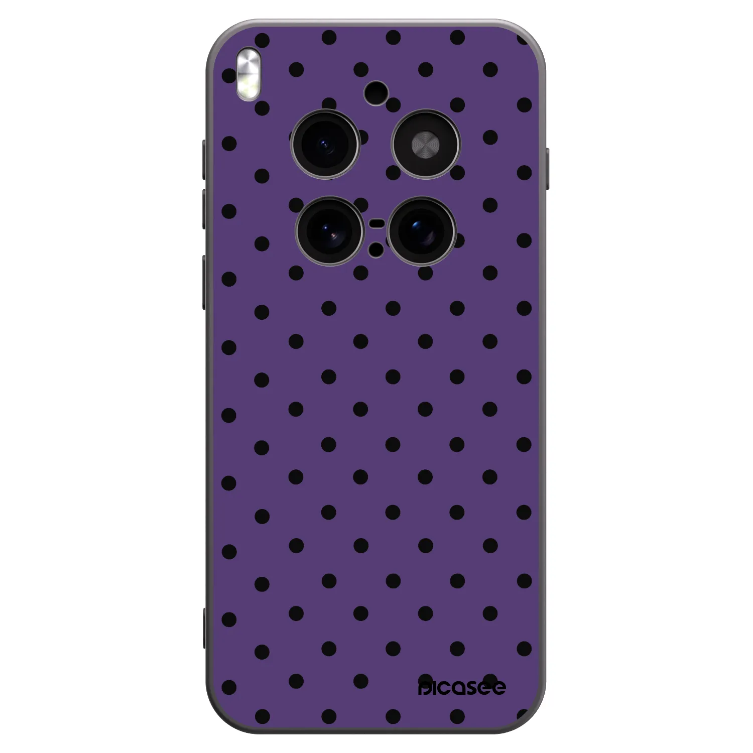Picasee fekete szilikon tok az alábbi mobiltelefonokra Vivo X300 Pro - Flickers 2