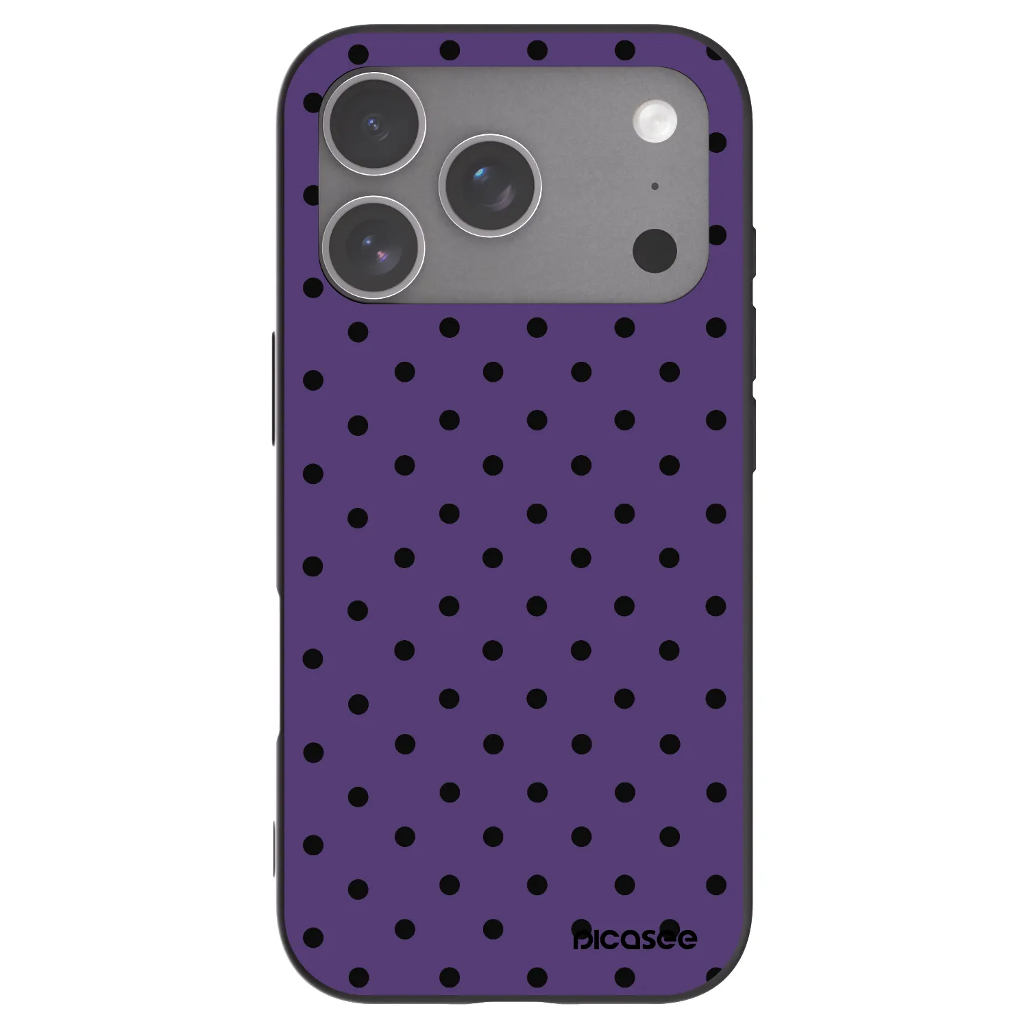 Picasee fekete szilikon tok az alábbi mobiltelefonokra Apple iPhone 18 Pro - Flickers 2