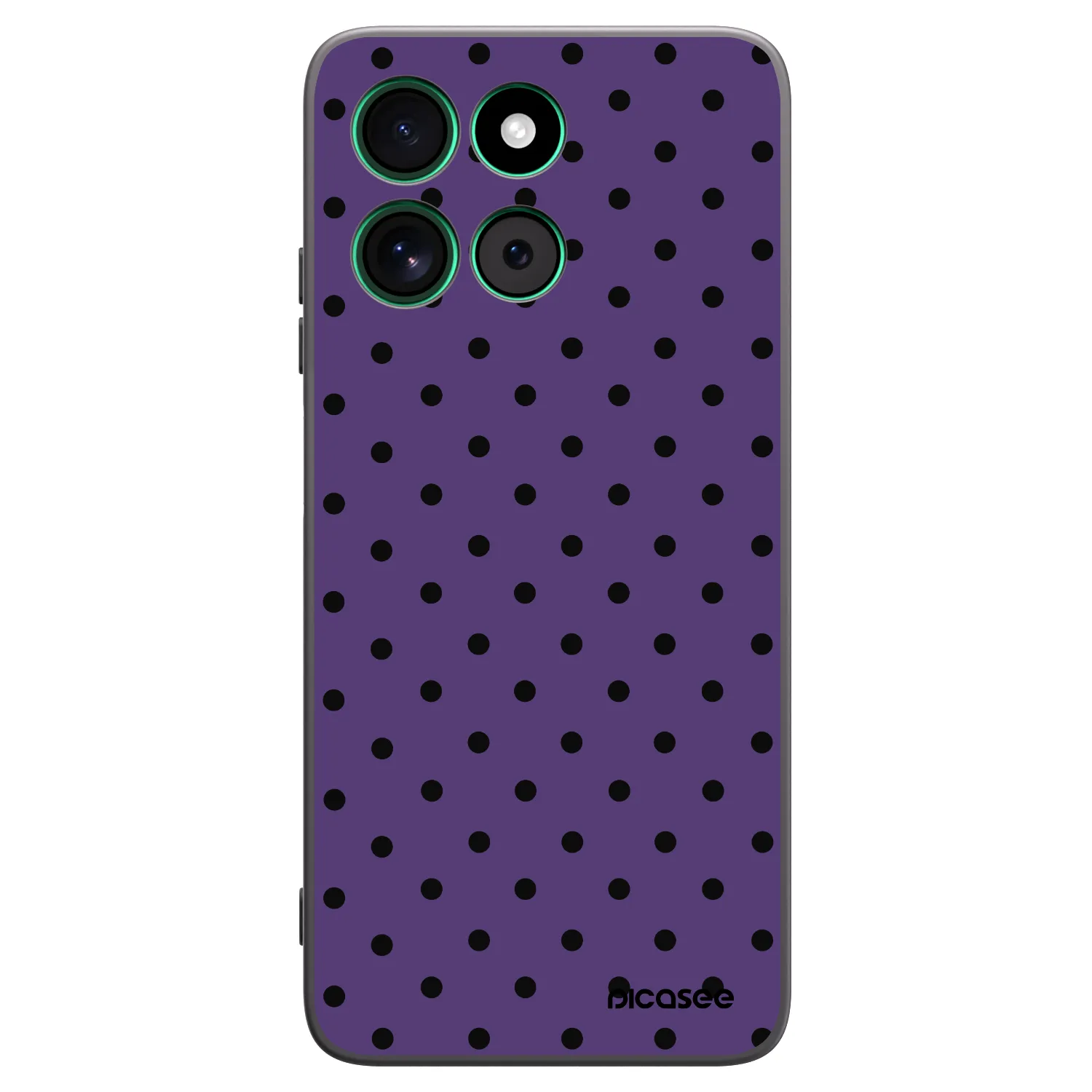 Picasee fekete szilikon tok az alábbi mobiltelefonokra Motorola Moto G57 Power - Flickers 2