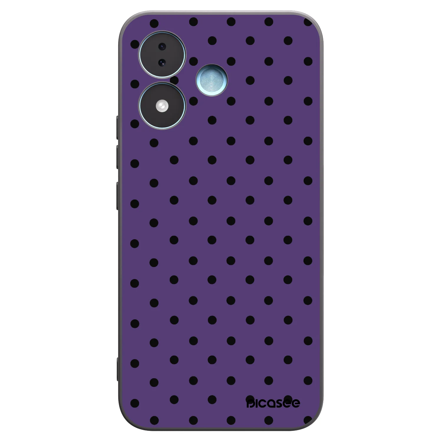 Picasee fekete szilikon tok az alábbi mobiltelefonokra Xiaomi Redmi Note 17 5G - Flickers 2