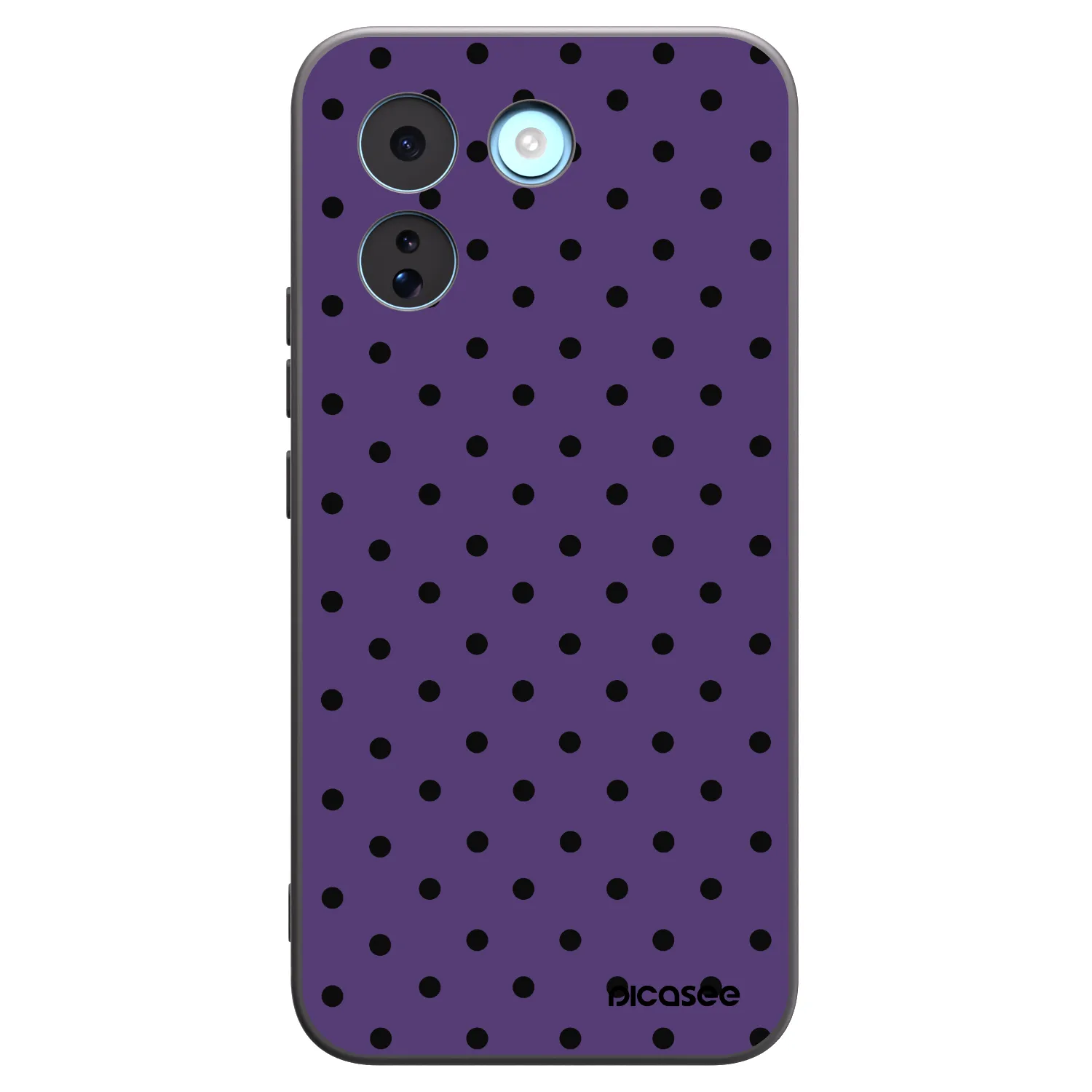 Picasee fekete szilikon tok az alábbi mobiltelefonokra Xiaomi Redmi Note 17 Pro MAX 5G - Flickers 2