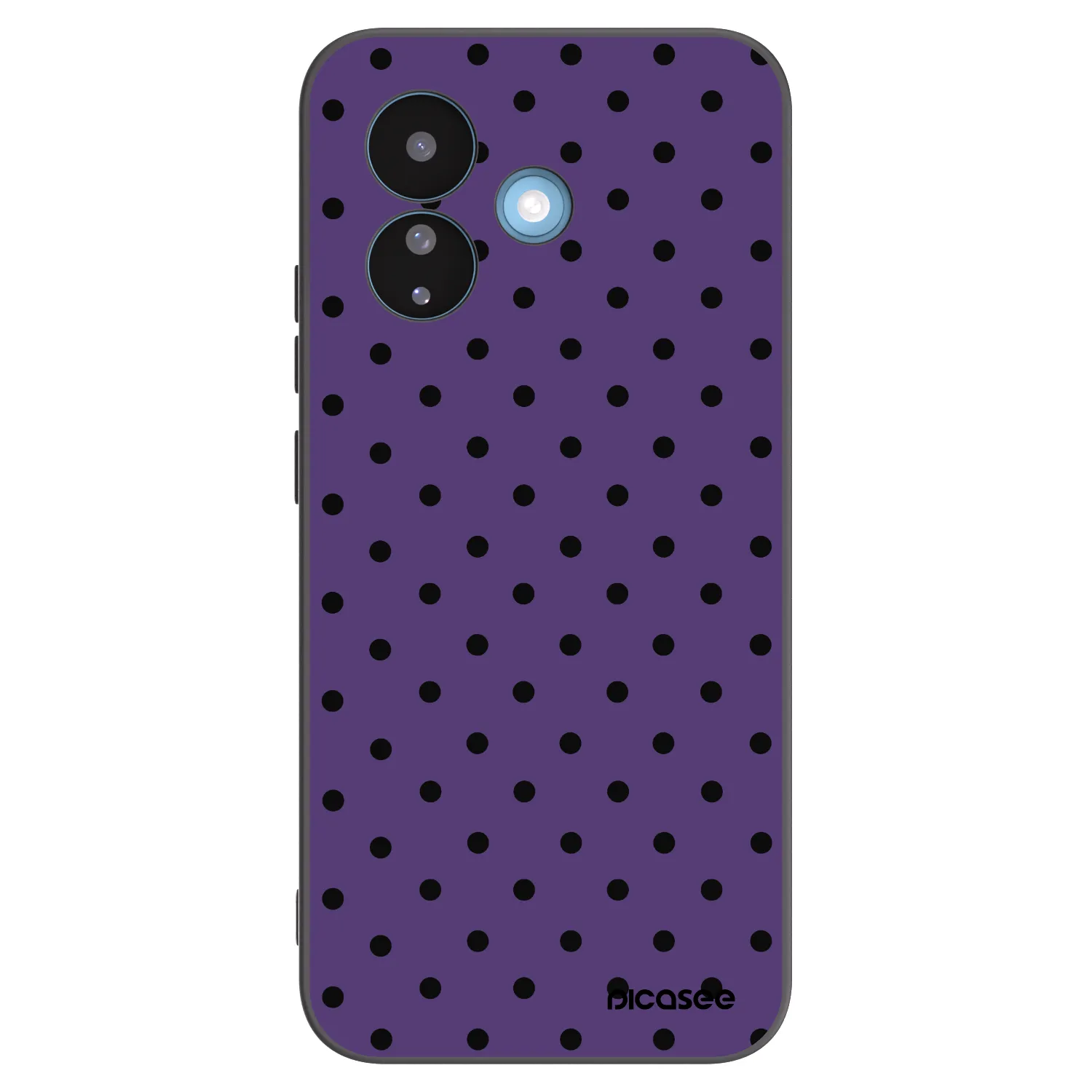 Picasee fekete szilikon tok az alábbi mobiltelefonokra Xiaomi Redmi Note 17 Pro 5G - Flickers 2