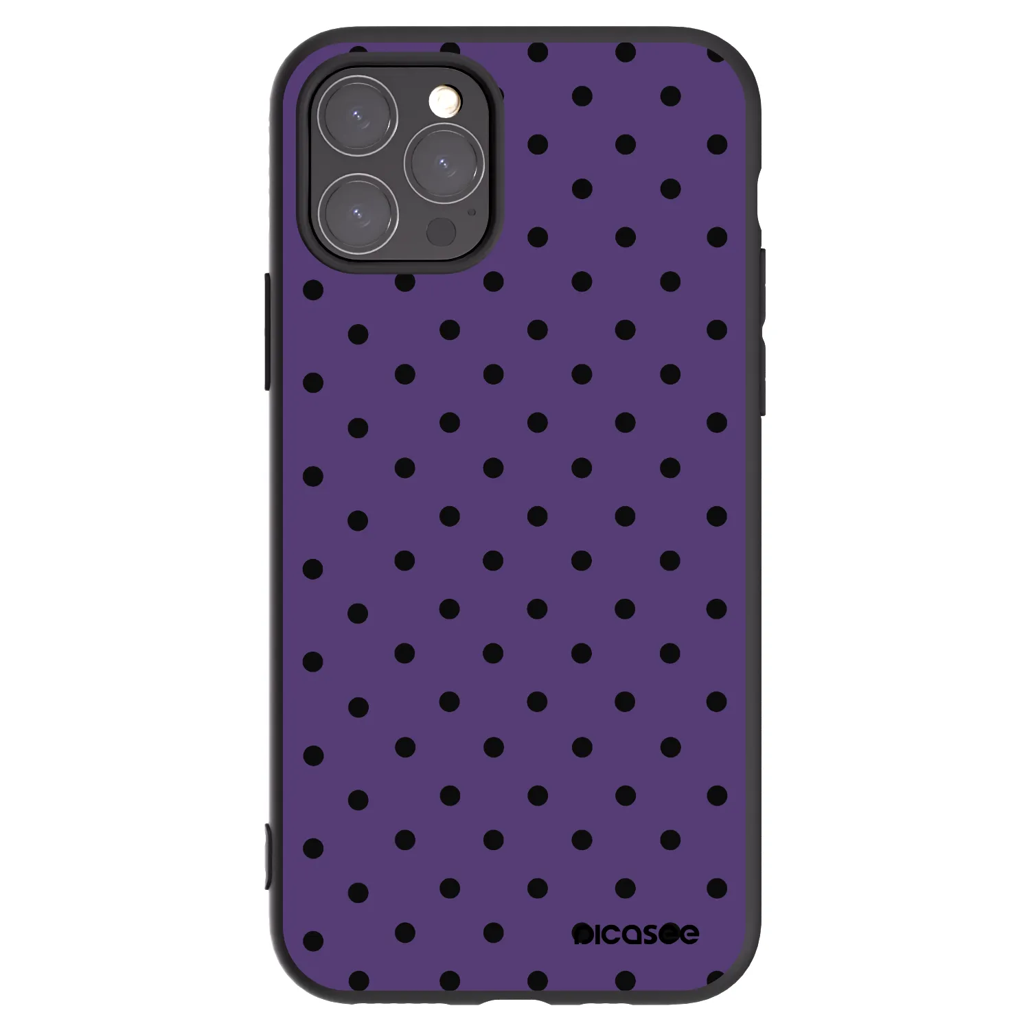 Picasee fekete szilikon tok az alábbi mobiltelefonokra Apple iPhone 11 Pro - Flickers 2