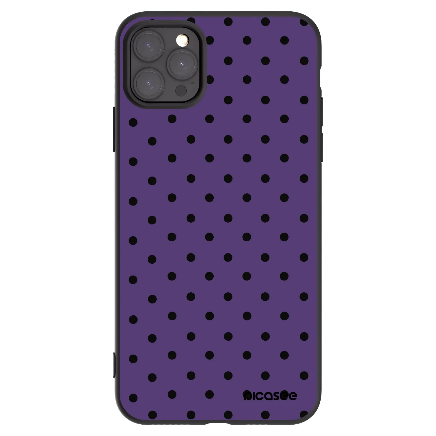 Picasee fekete szilikon tok az alábbi mobiltelefonokra Apple iPhone 11 Pro Max - Flickers 2