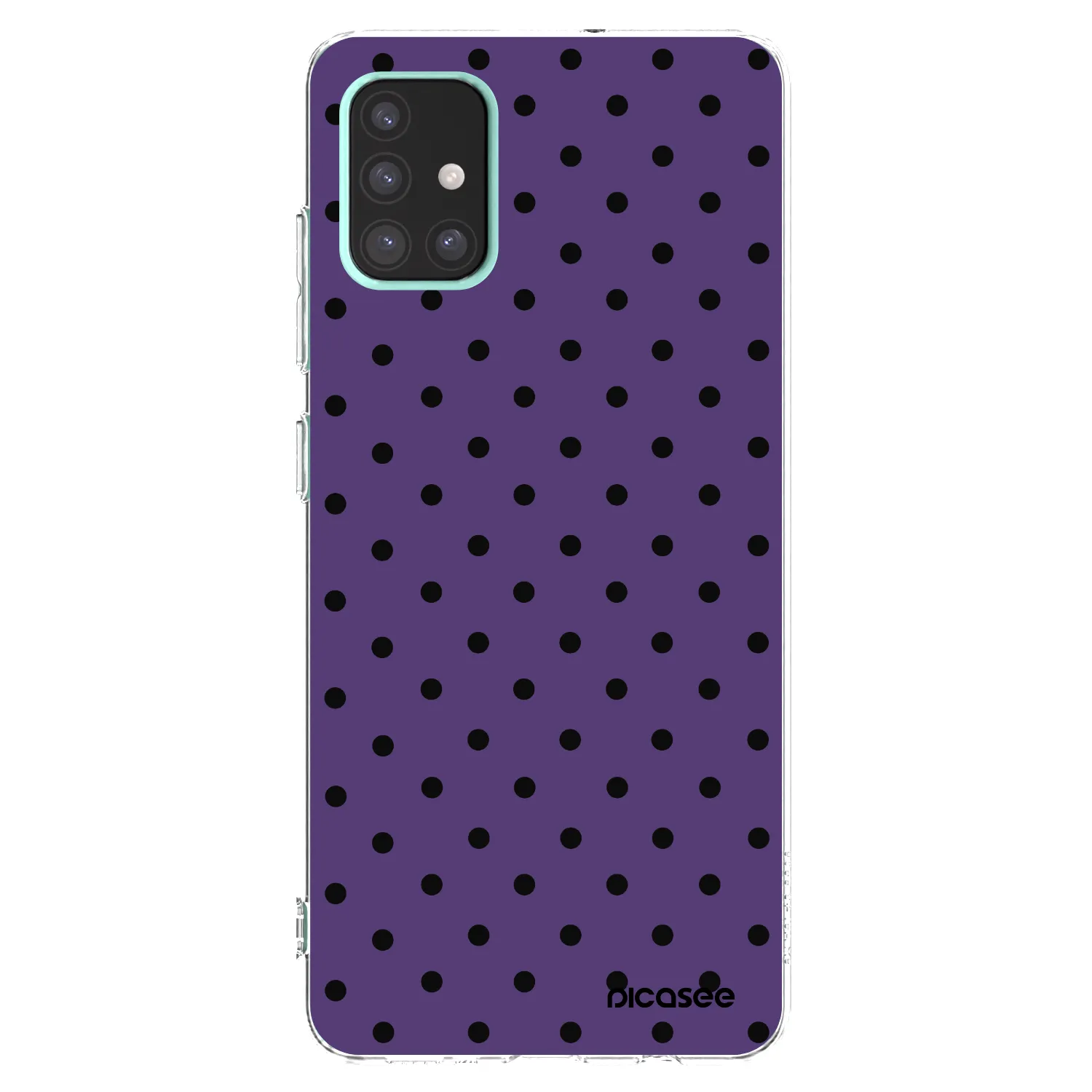 Picasee átlátszó szilikon tok az alábbi mobiltelefonokra Samsung Galaxy A51 A515F - Flickers 2