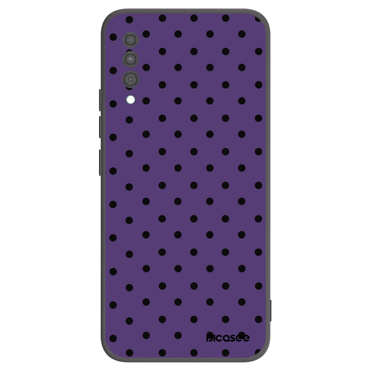 Picasee fekete szilikon tok az alábbi mobiltelefonokra Samsung Galaxy A30s A307F - Flickers 2