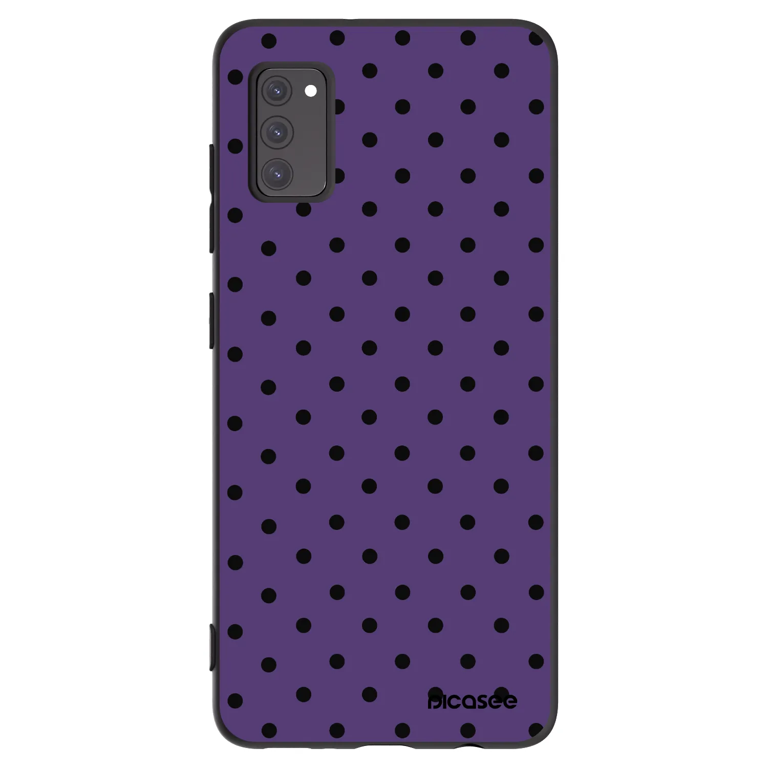Picasee fekete szilikon tok az alábbi mobiltelefonokra Samsung Galaxy A41 A415F - Flickers 2