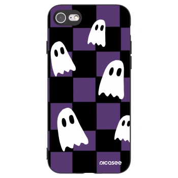 Picasee fekete szilikon tok az alábbi mobiltelefonokra Apple iPhone 7 - Ghosts