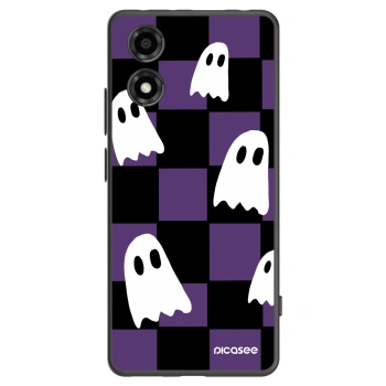 Picasee fekete szilikon tok az alábbi mobiltelefonokra Motorola Moto E14 - Ghosts
