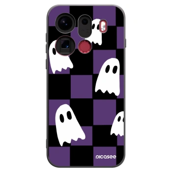 Picasee fekete szilikon tok az alábbi mobiltelefonokra OPPO Find X9 Pro - Ghosts
