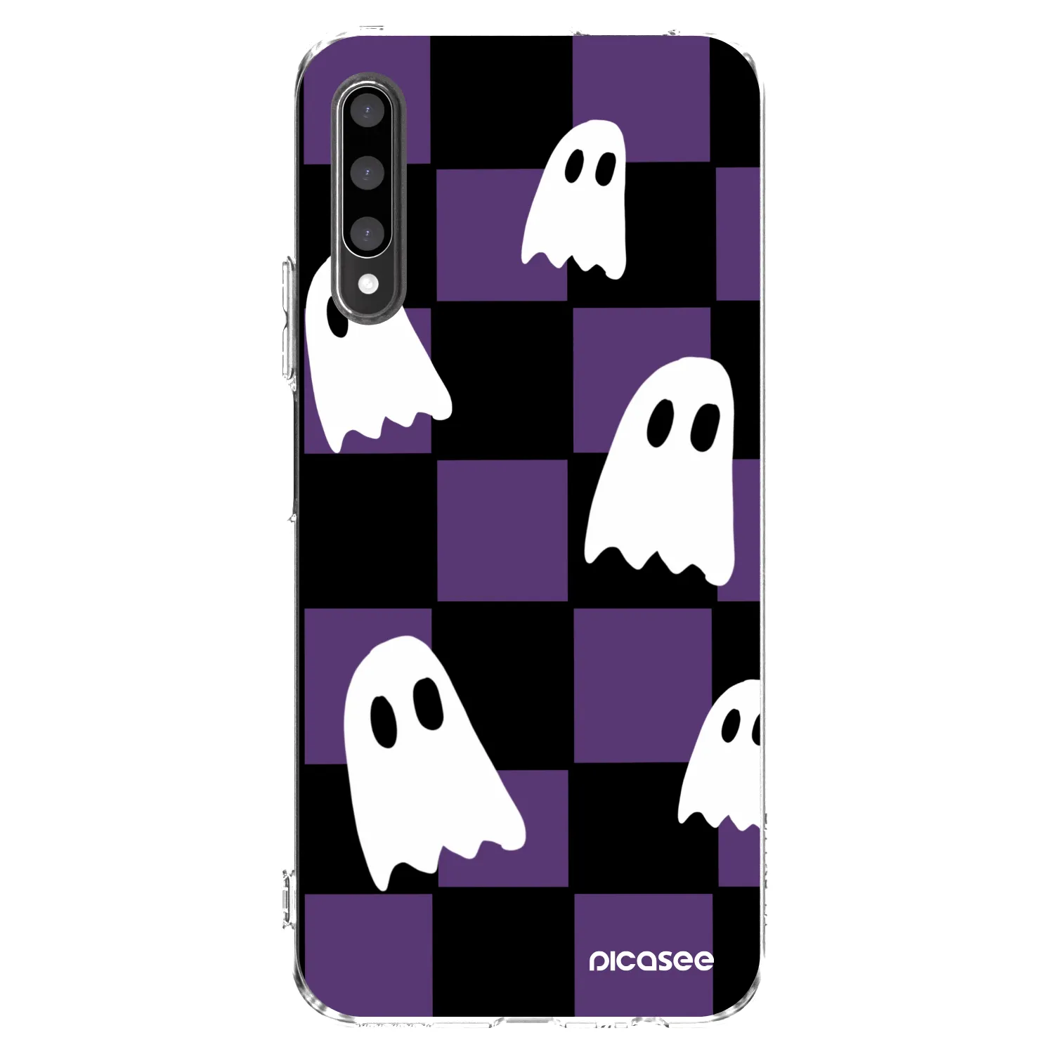 Picasee átlátszó szilikon tok az alábbi mobiltelefonokra Honor 9X Pro - Ghosts