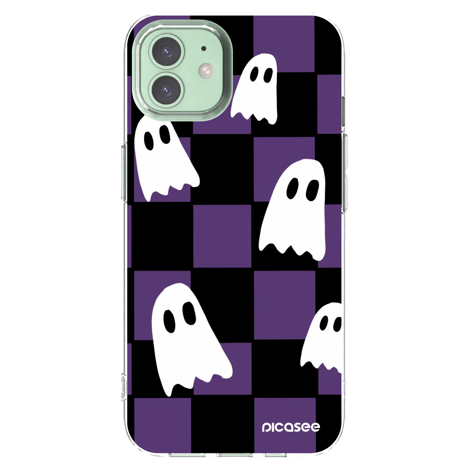 Picasee átlátszó szilikon tok az alábbi mobiltelefonokra Apple iPhone 12 Pro - Ghosts