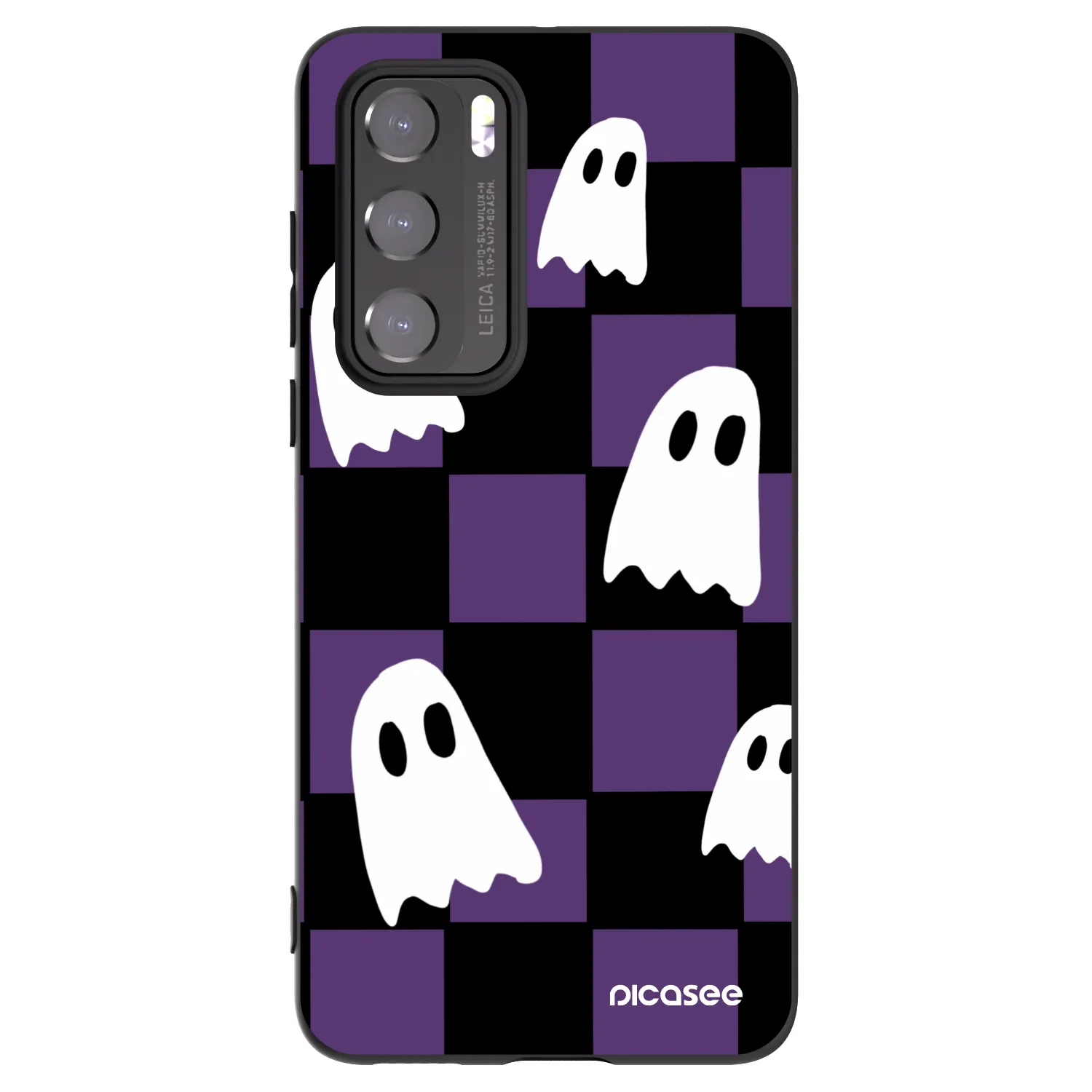 Picasee fekete szilikon tok az alábbi mobiltelefonokra Huawei P40 - Ghosts