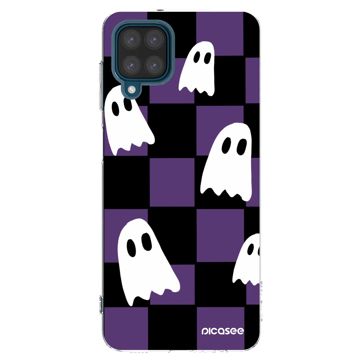 Picasee átlátszó szilikon tok az alábbi mobiltelefonokra Samsung Galaxy A12 A125F - Ghosts