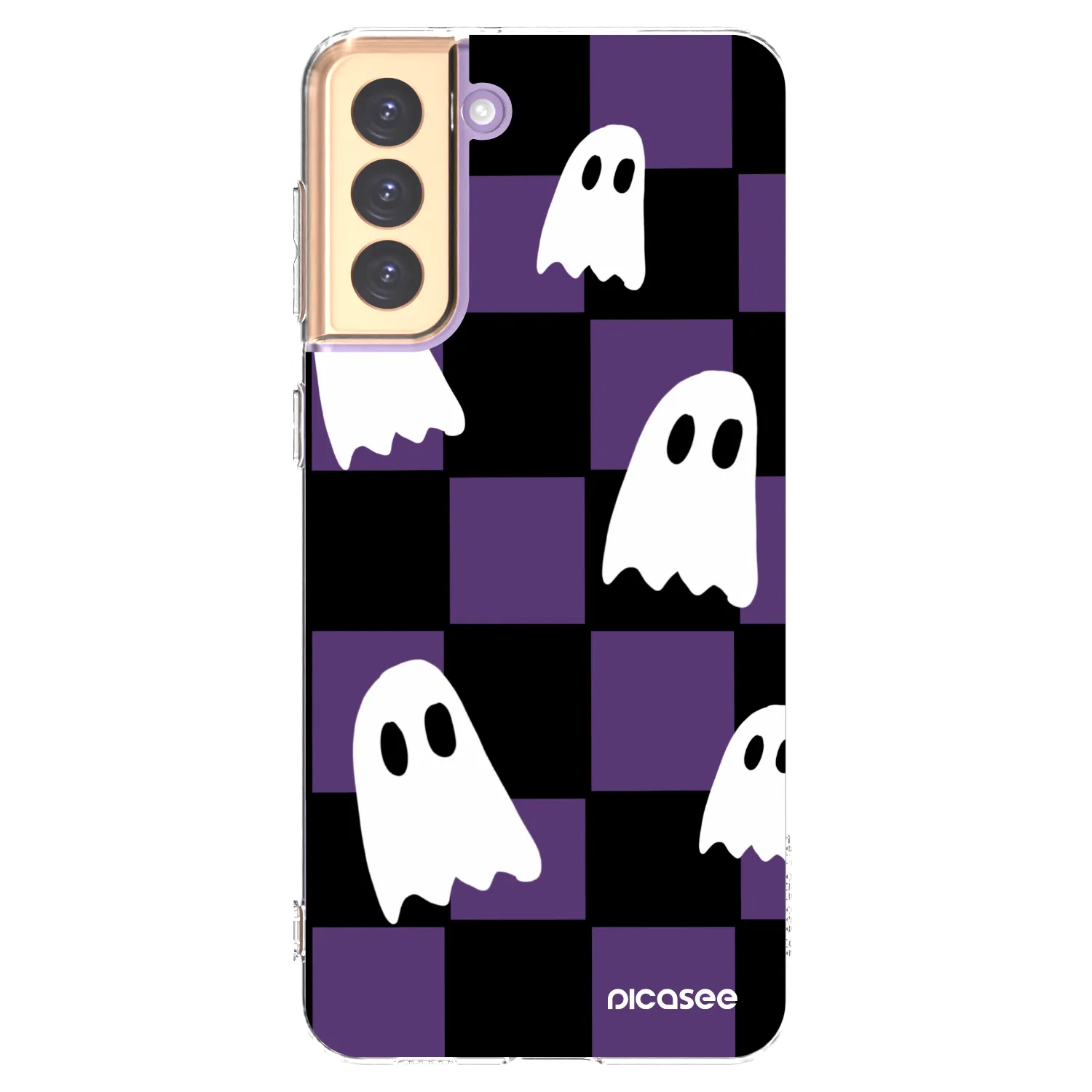 Picasee átlátszó szilikon tok az alábbi mobiltelefonokra Samsung Galaxy S21+ 5G G996F - Ghosts