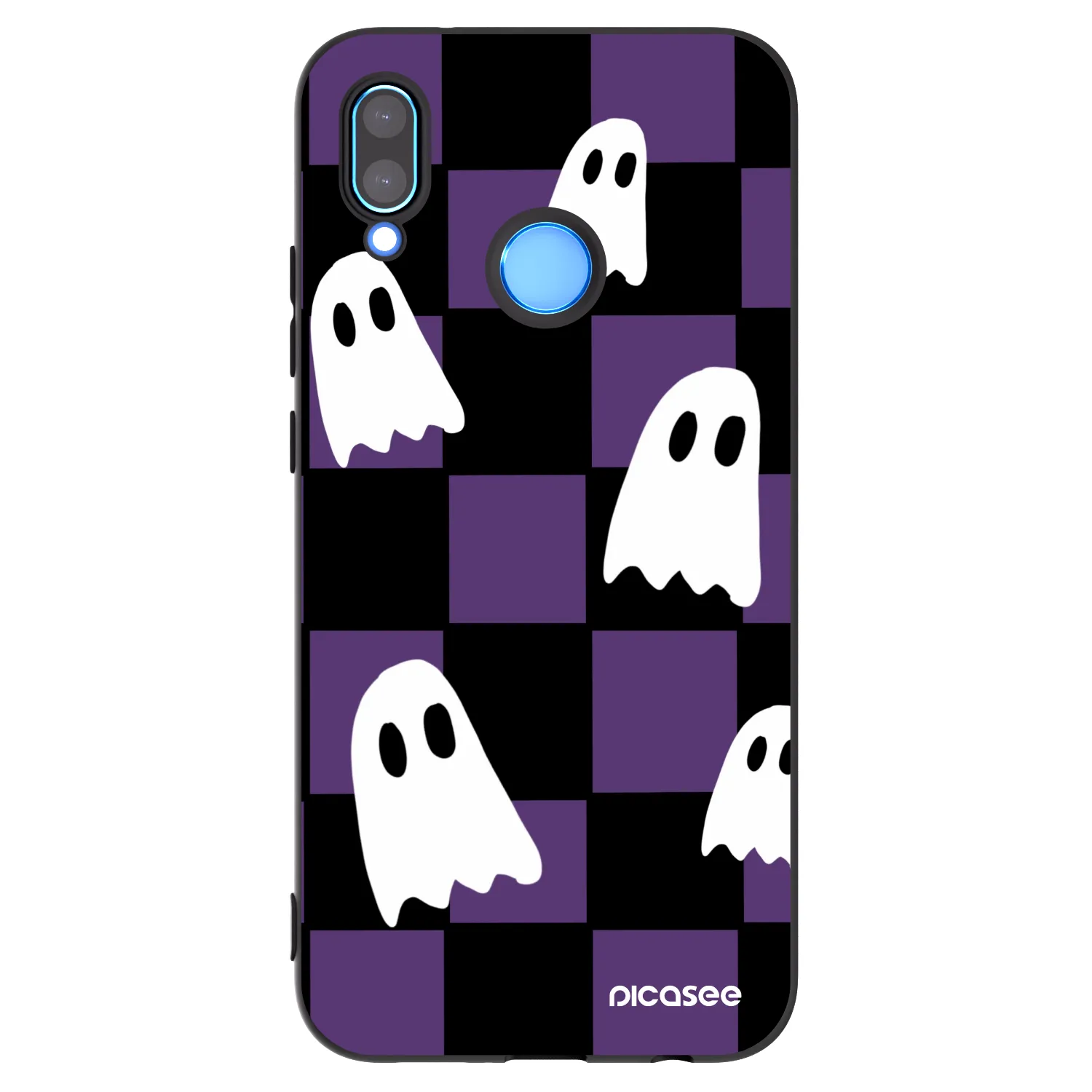 Picasee fekete szilikon tok az alábbi mobiltelefonokra Huawei P20 Lite - Ghosts