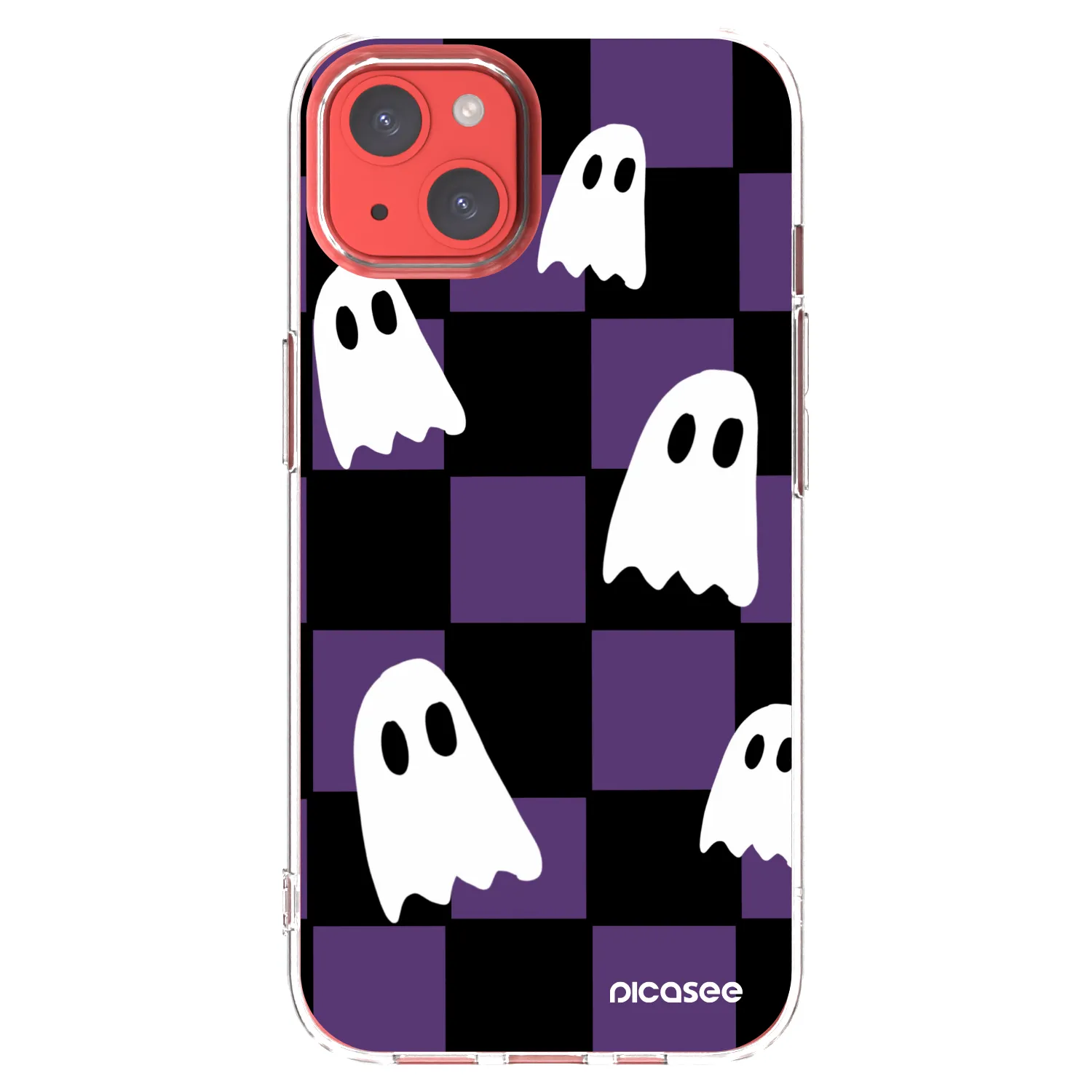 Picasee átlátszó szilikon tok az alábbi mobiltelefonokra Apple iPhone 13 - Ghosts