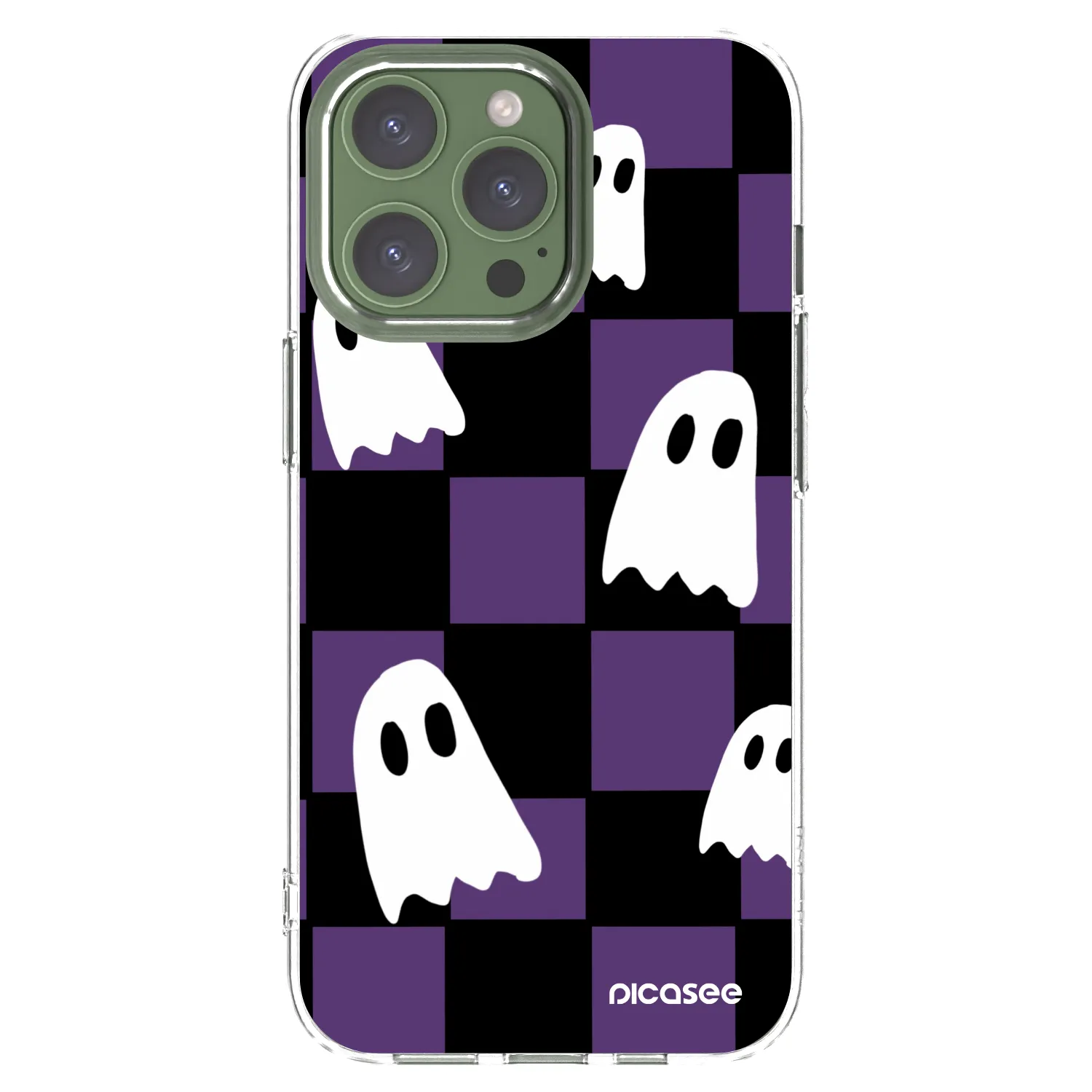 Picasee átlátszó szilikon tok az alábbi mobiltelefonokra Apple iPhone 13 Pro - Ghosts