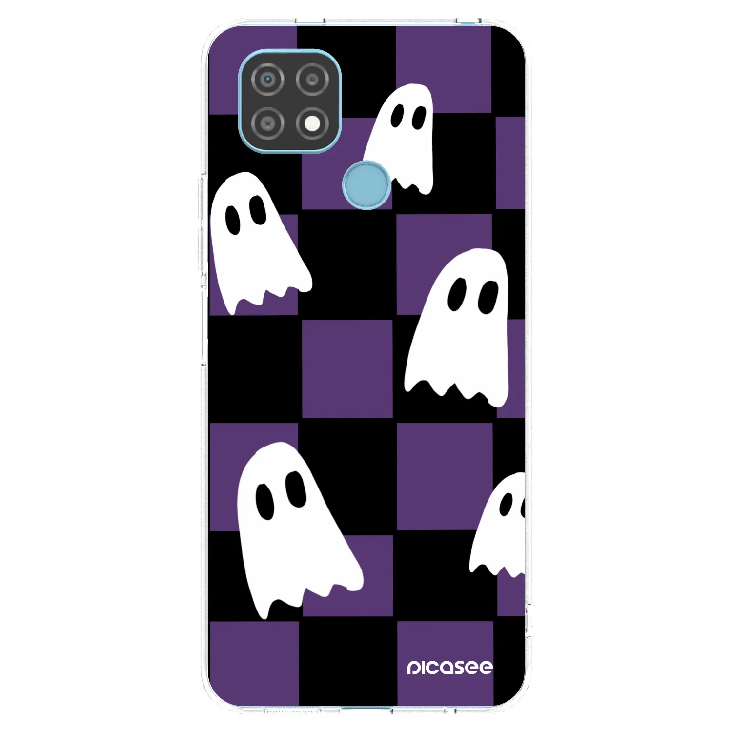 Picasee átlátszó szilikon tok az alábbi mobiltelefonokra Realme C21 - Ghosts
