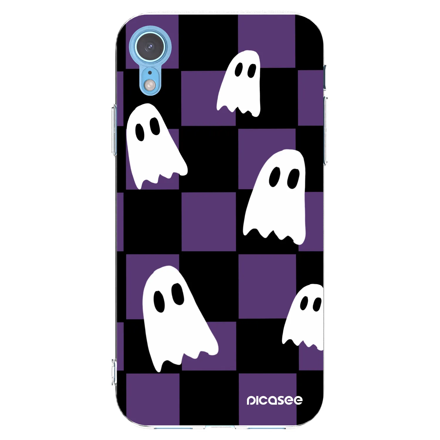 Picasee átlátszó szilikon tok az alábbi mobiltelefonokra Apple iPhone XR - Ghosts