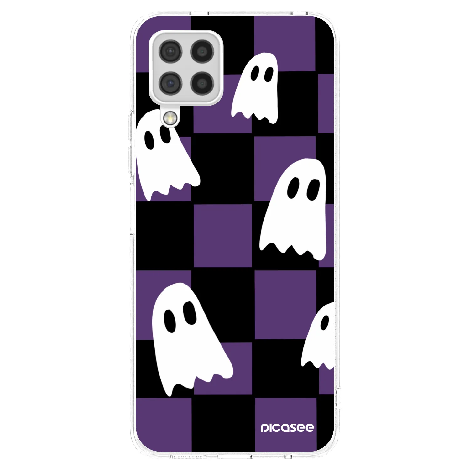 Picasee átlátszó szilikon tok az alábbi mobiltelefonokra Samsung Galaxy A22 A225F 4G - Ghosts