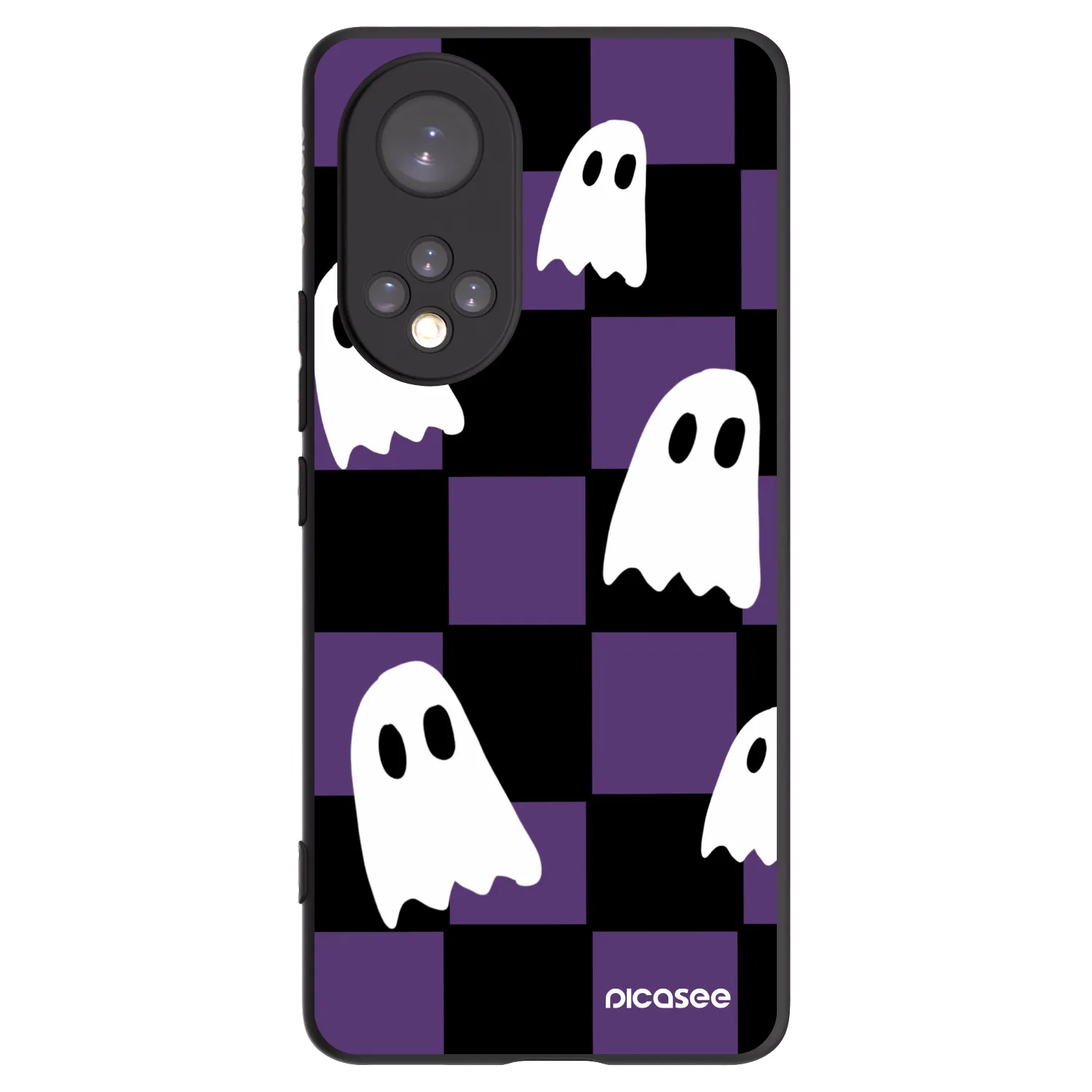 Picasee fekete szilikon tok az alábbi mobiltelefonokra Huawei Nova 9 - Ghosts