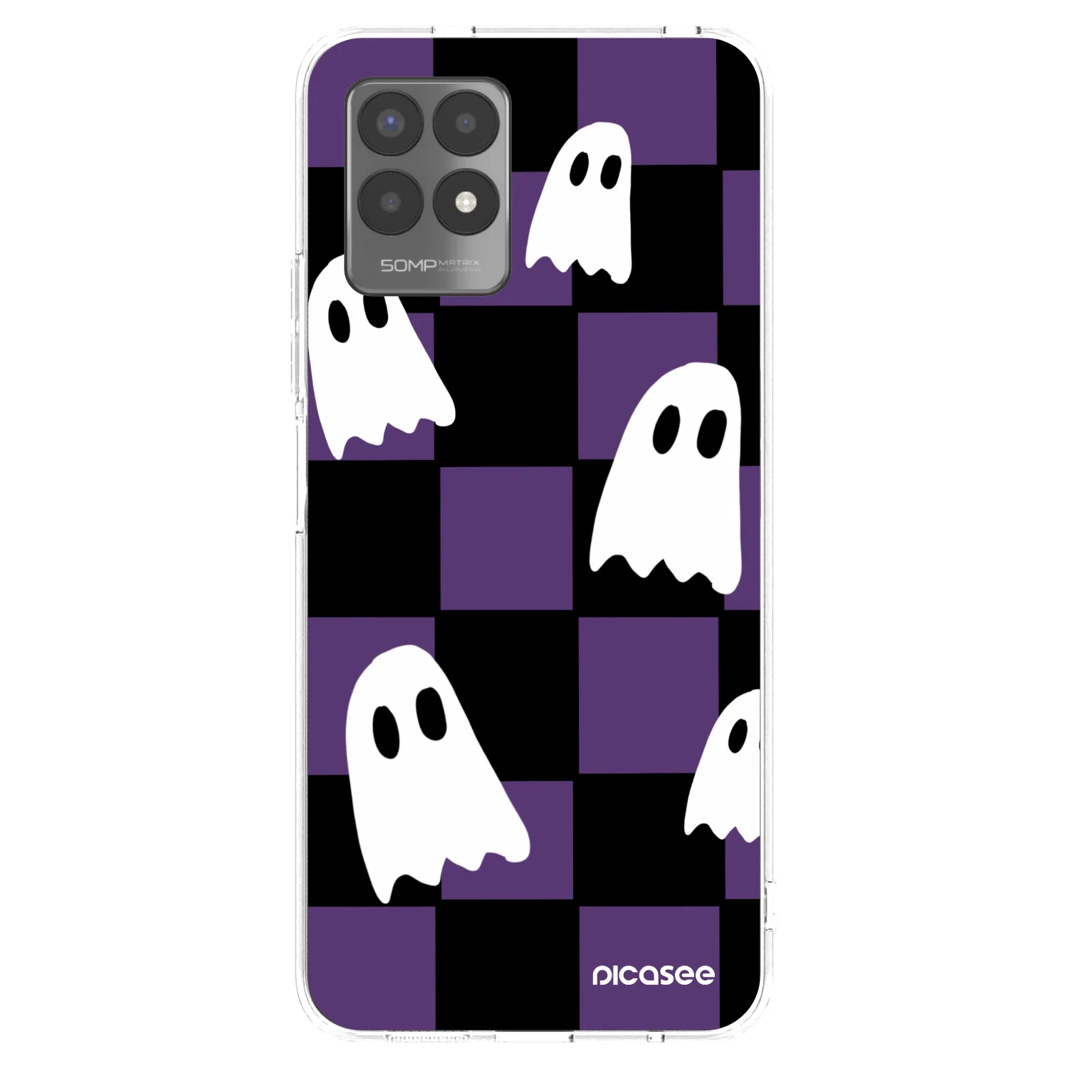 Picasee átlátszó szilikon tok az alábbi mobiltelefonokra Realme 8i - Ghosts